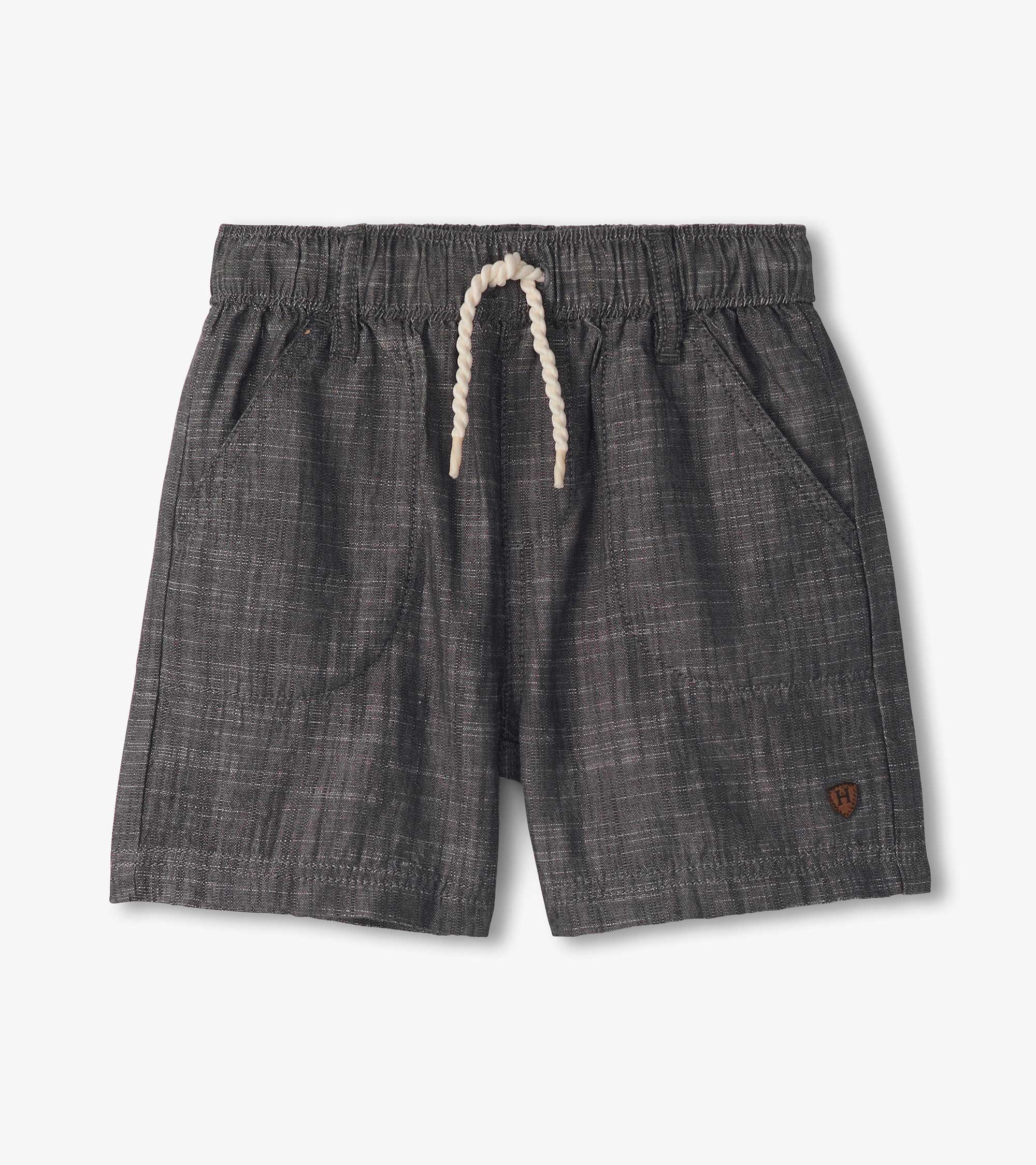 Boys Dark Grey Woven Shorts | Hatley Discount Boys
