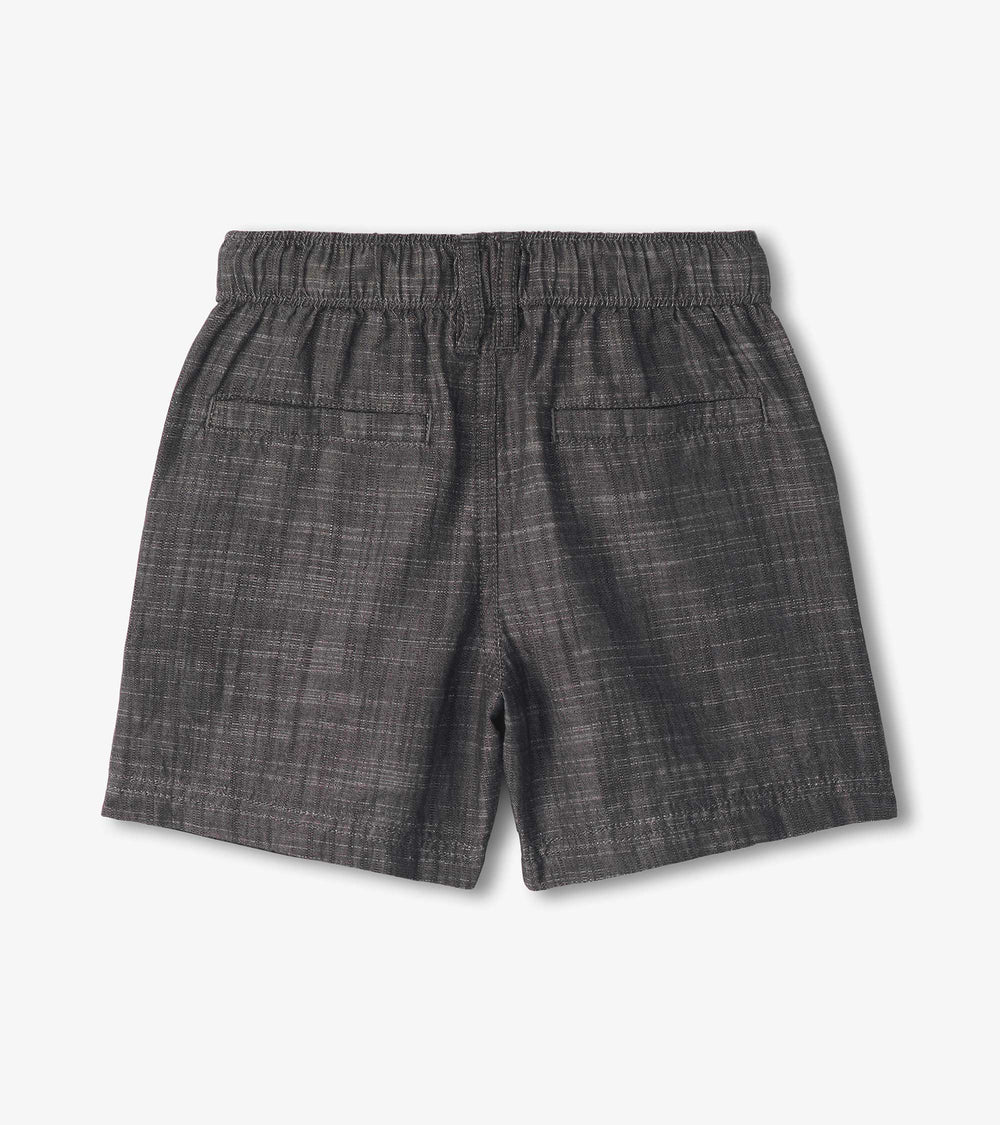 Boys Dark Grey Woven Shorts | Hatley Discount Boys