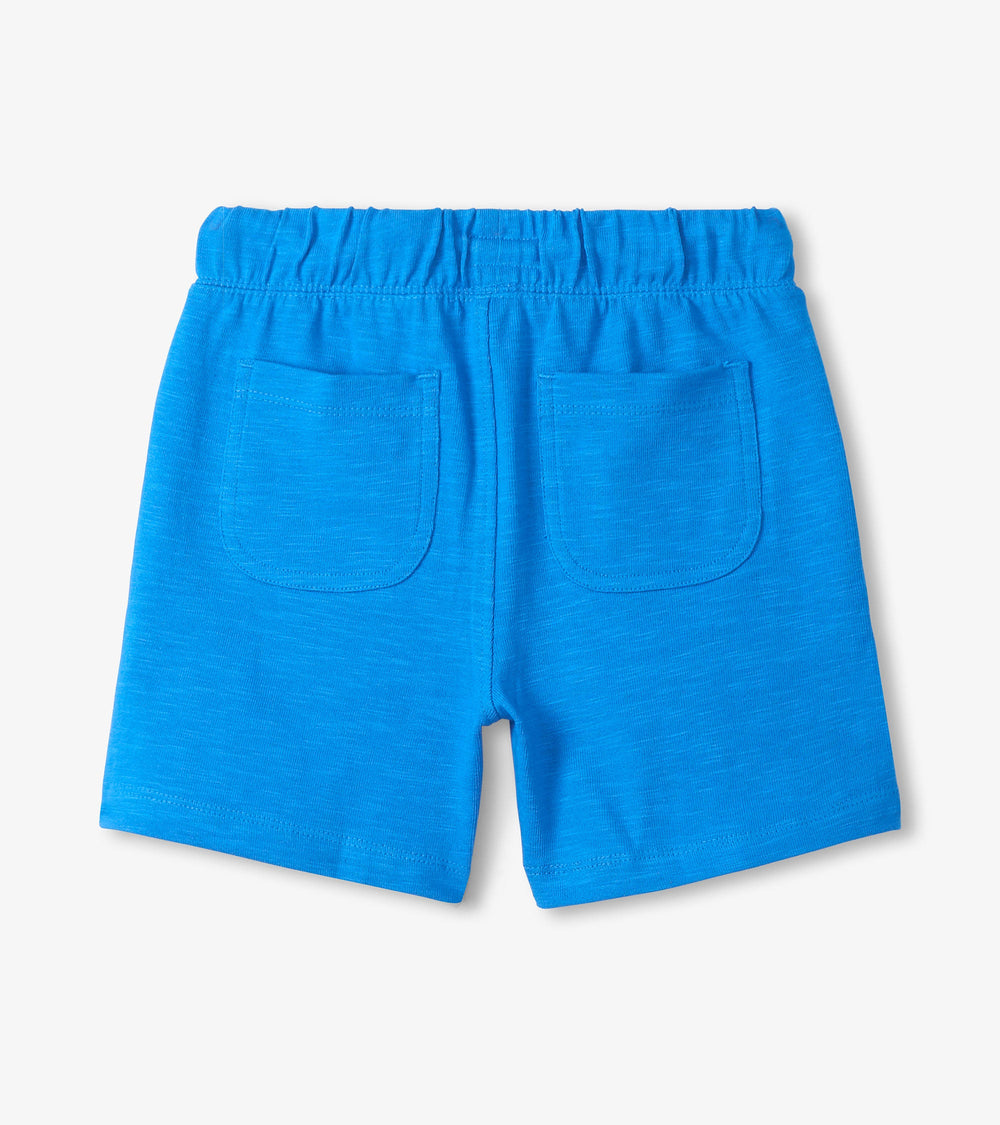 Boys French Blue Relaxed Shorts | Hatley Outlet Boys