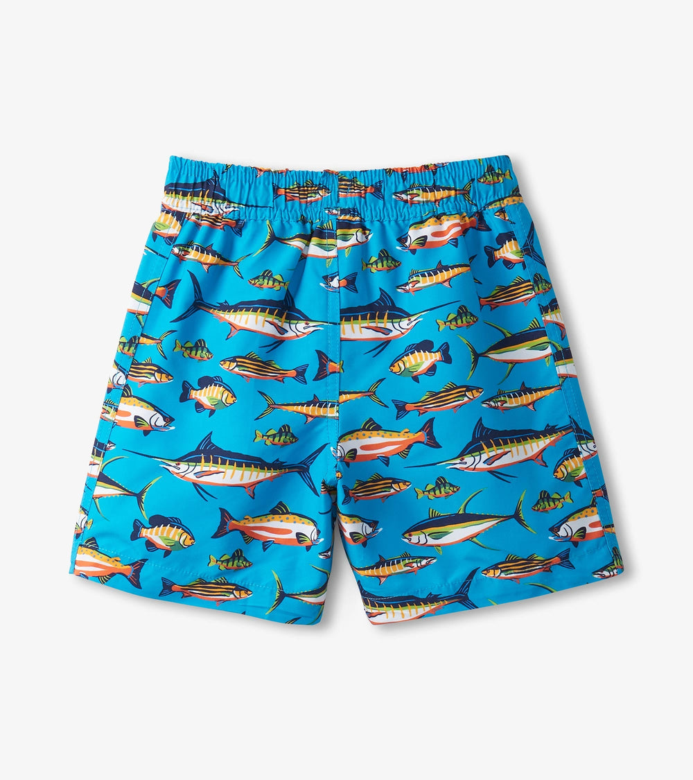 Boys Lots Of Fish Swim Trunks | Hatley