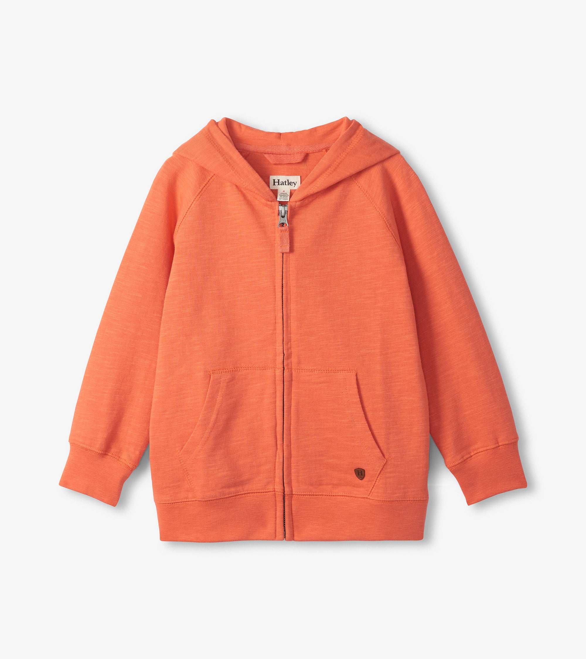 Boys Orange Full-Zip Hoodie | Hatley Sale Boys