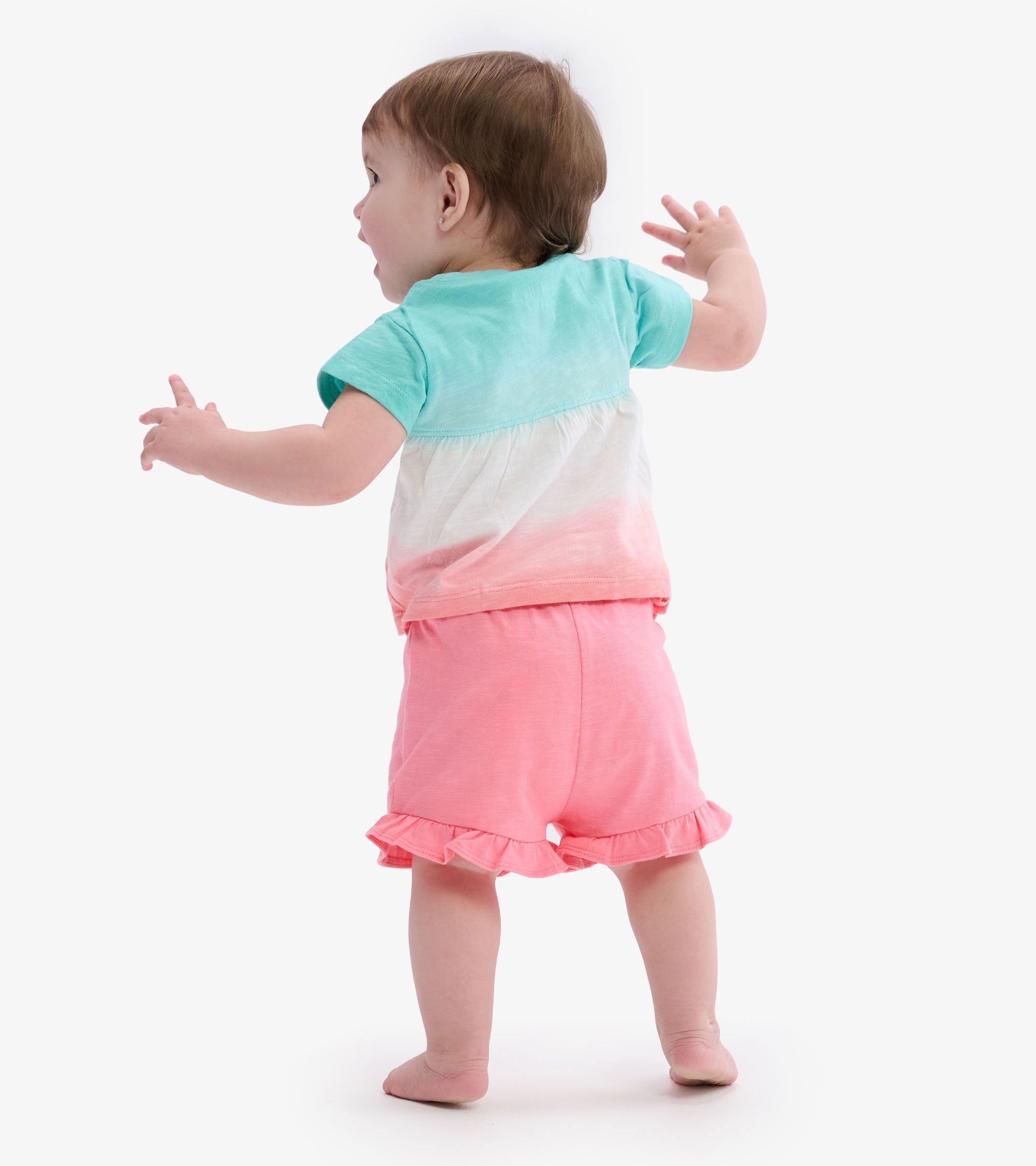 Baby & Toddler Girls Pink Ruffle Shorts | Hatley