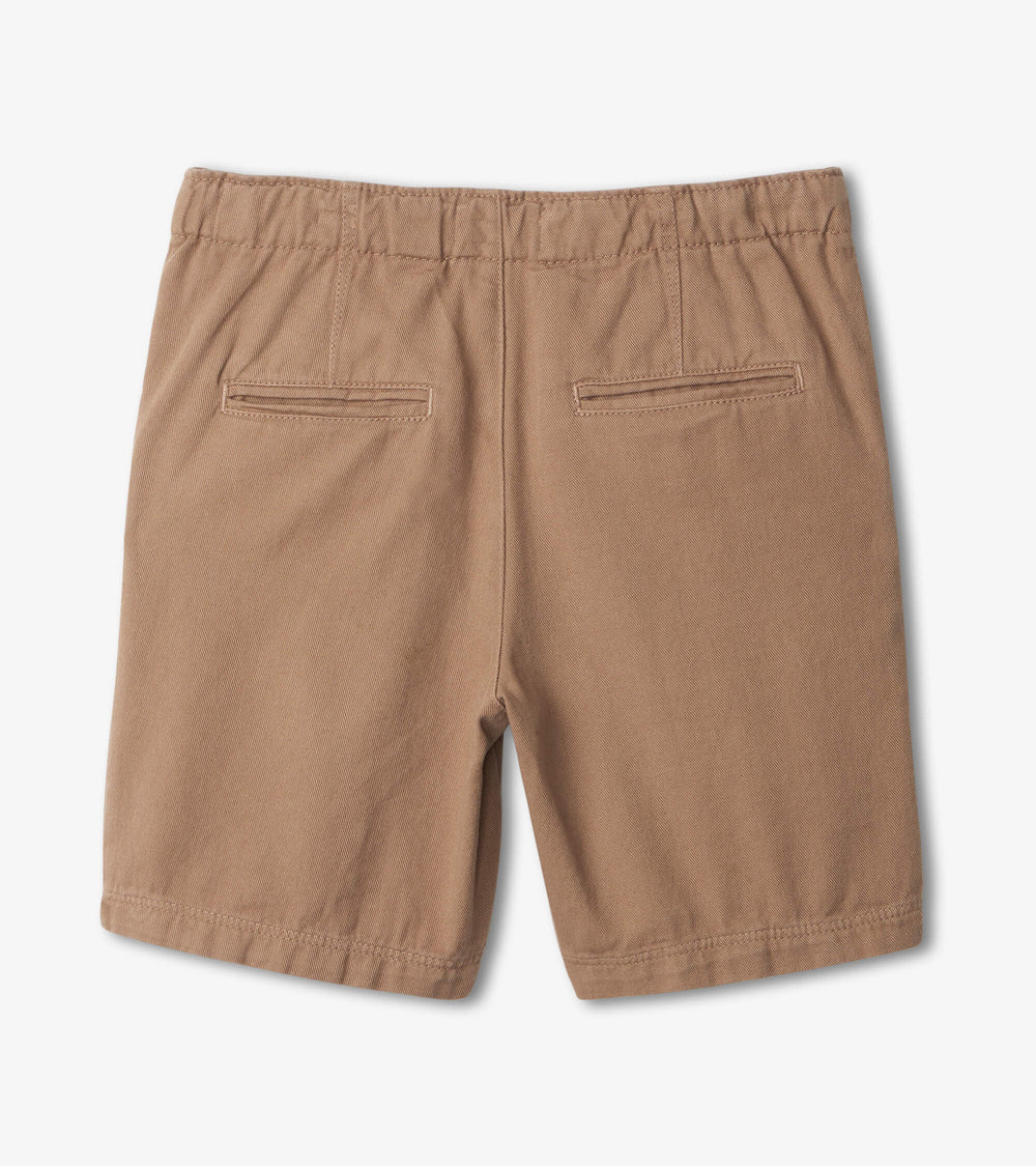 Boys Classic Khaki Twill Shorts | Hatley US Boys