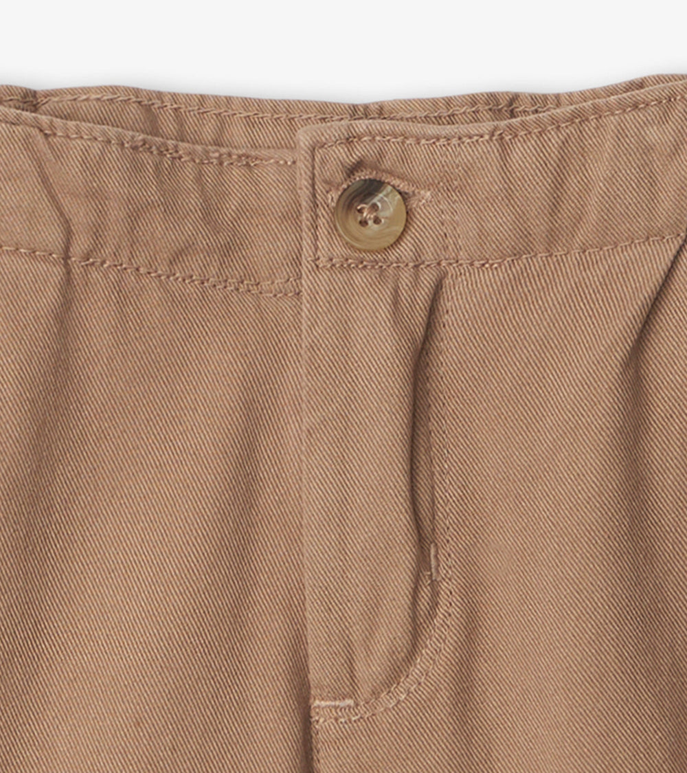 Boys Khaki Twill Shorts | Hatley Sale Boys