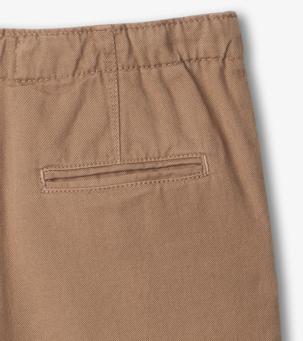 Boys Khaki Twill Shorts | Hatley Sale Boys