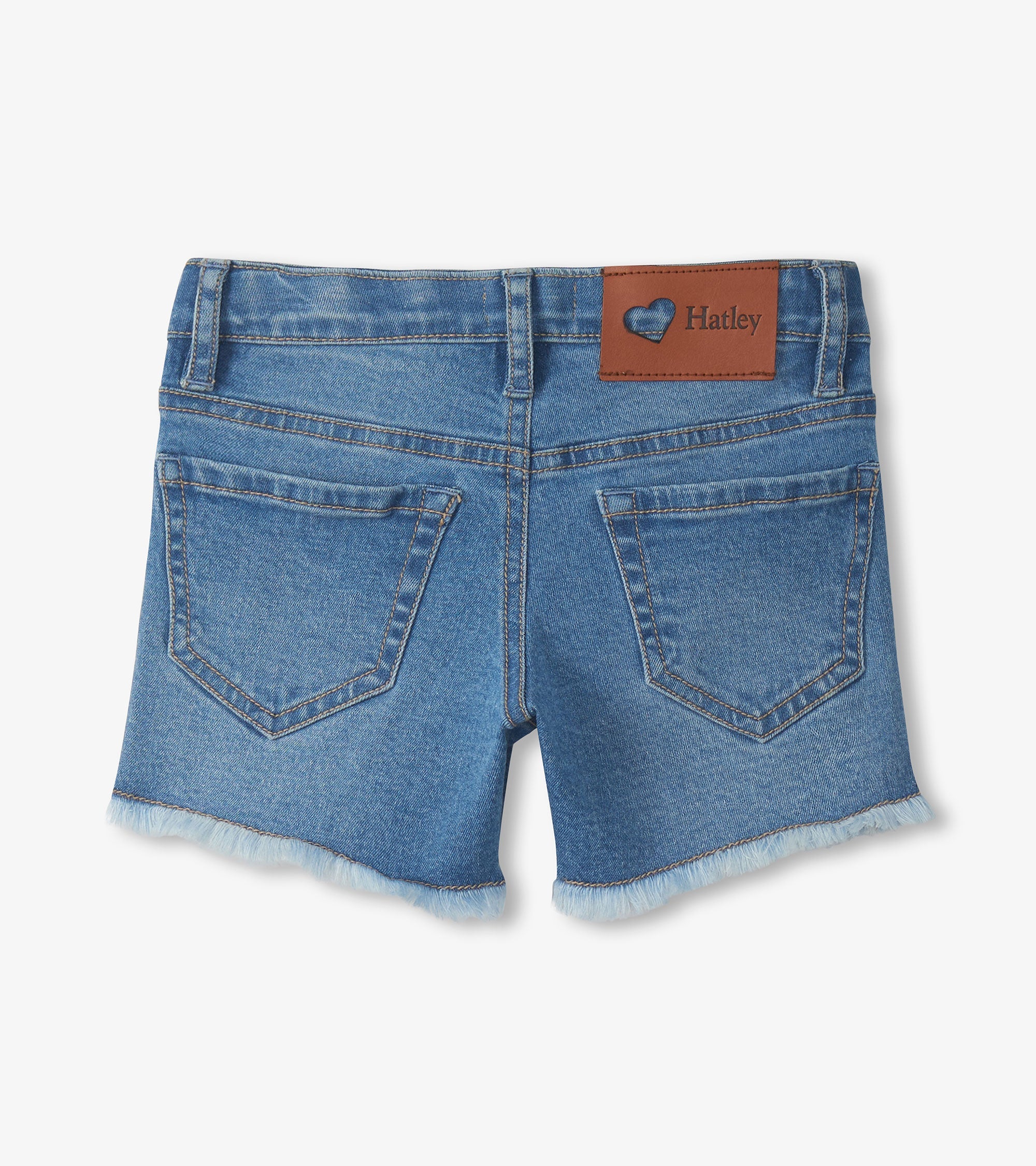 Girls Crochet Patch Denim Shorts | Hatley