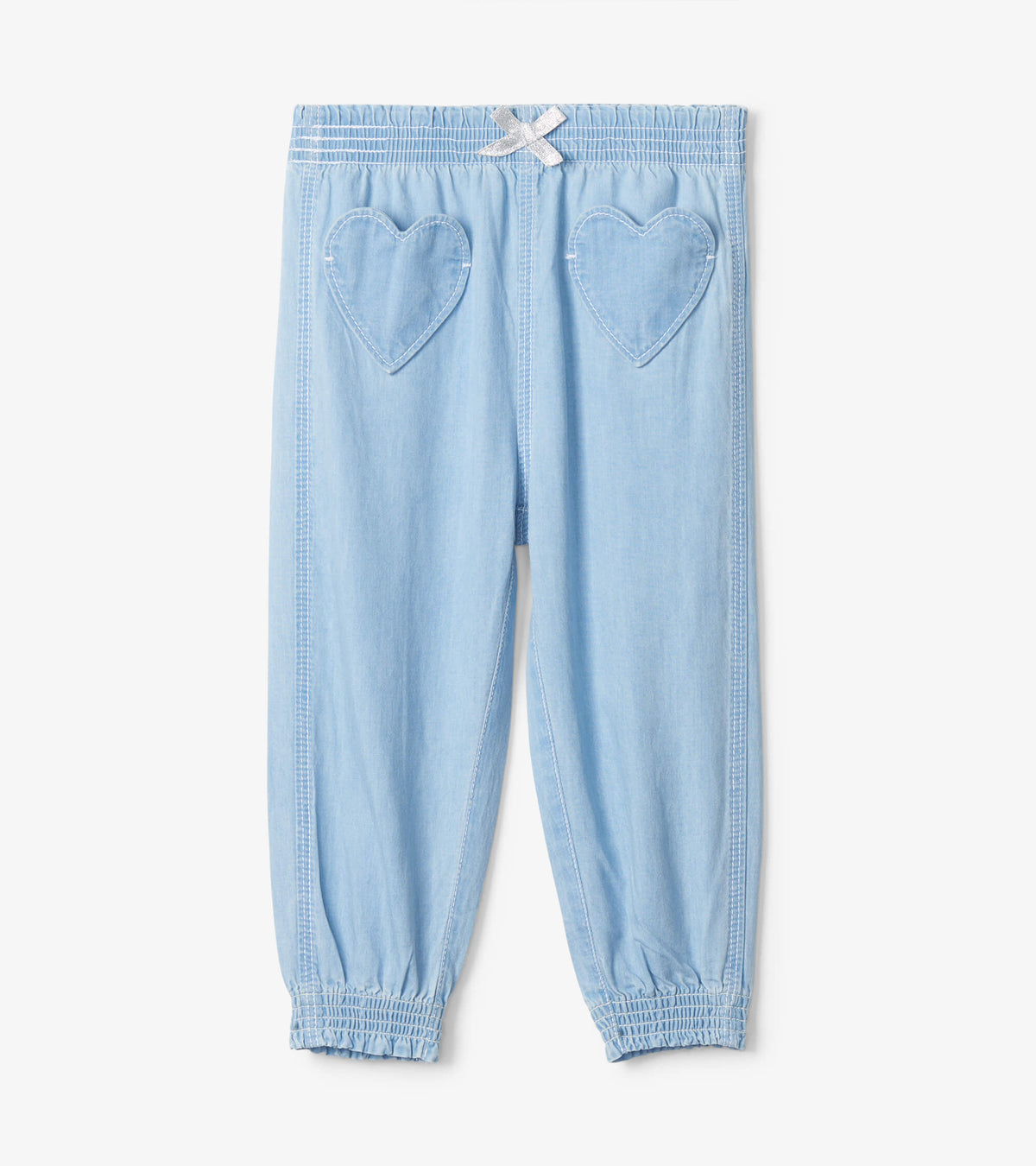 Baby & Toddler Girls Denim Baggy Pants | Hatley Sale Baby & Toddler