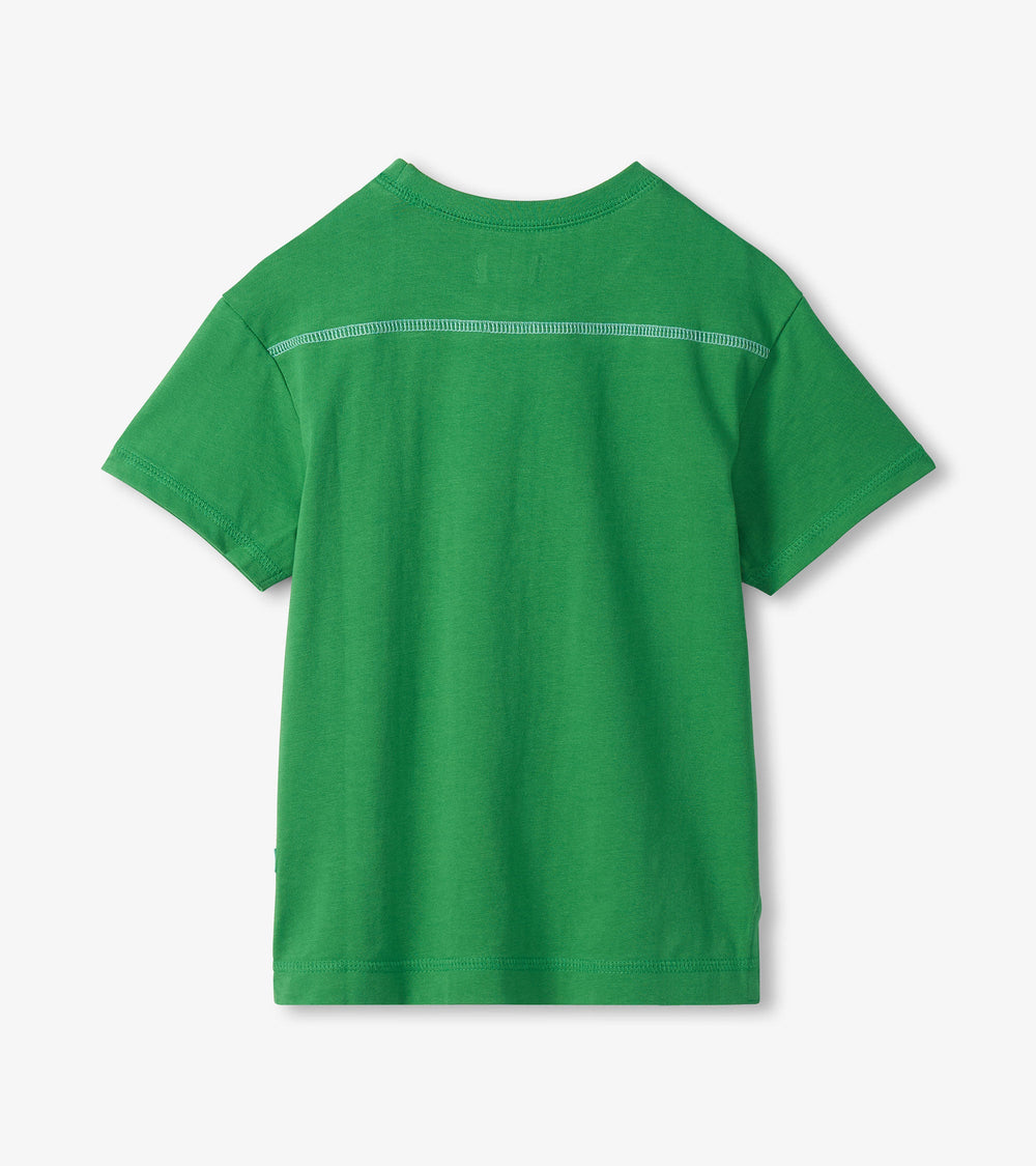 Boys Lucky Green Drop Shoulder T-Shirt | Hatley Onsale Boys