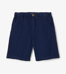 Boys Navy Twill Shorts | Hatley Boys