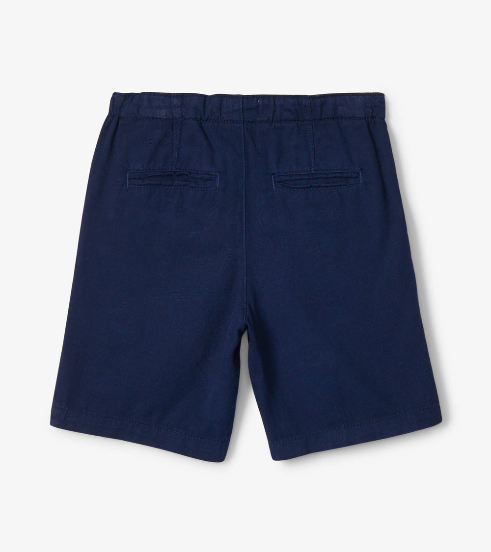 Boys Navy Twill Shorts | Hatley Boys