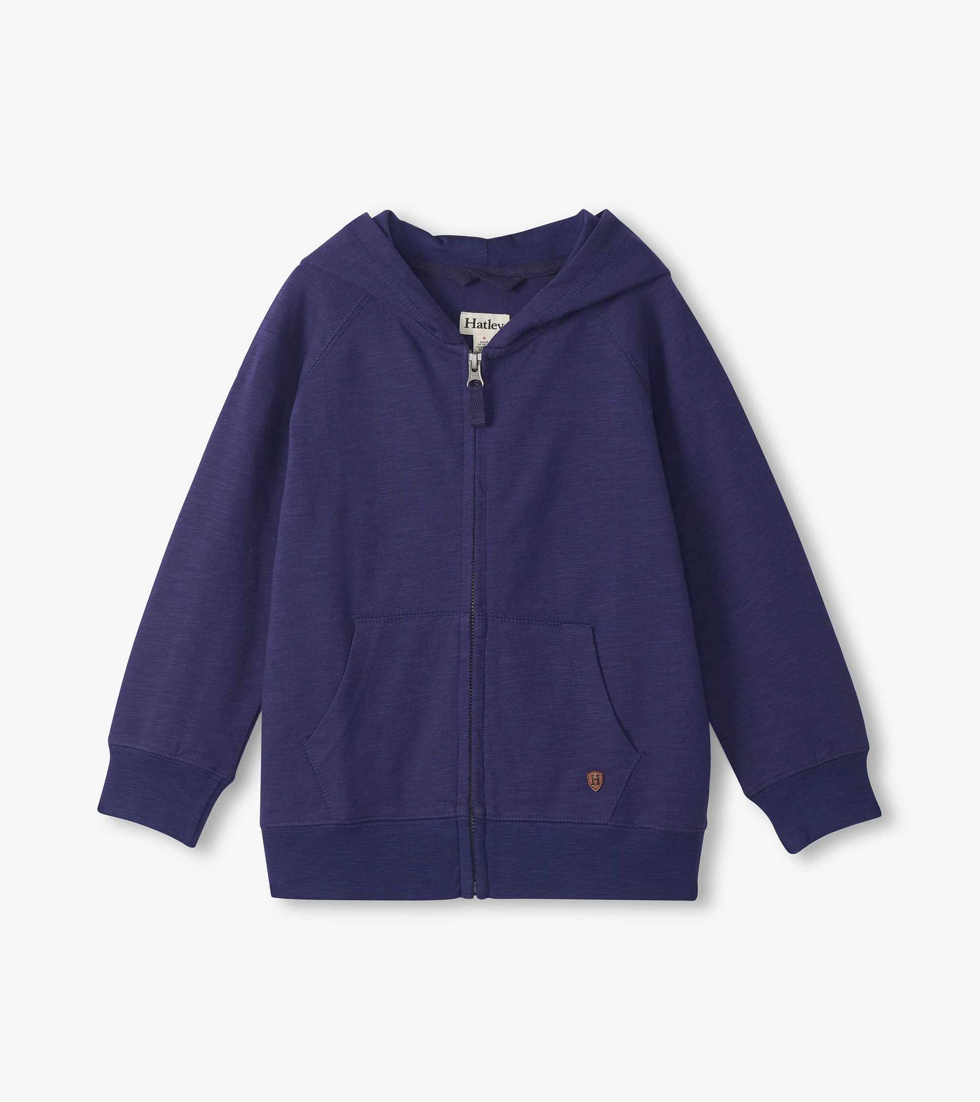 Boys Patriot Blue Full-Zip Hoodie | Hatley Outlet Boys