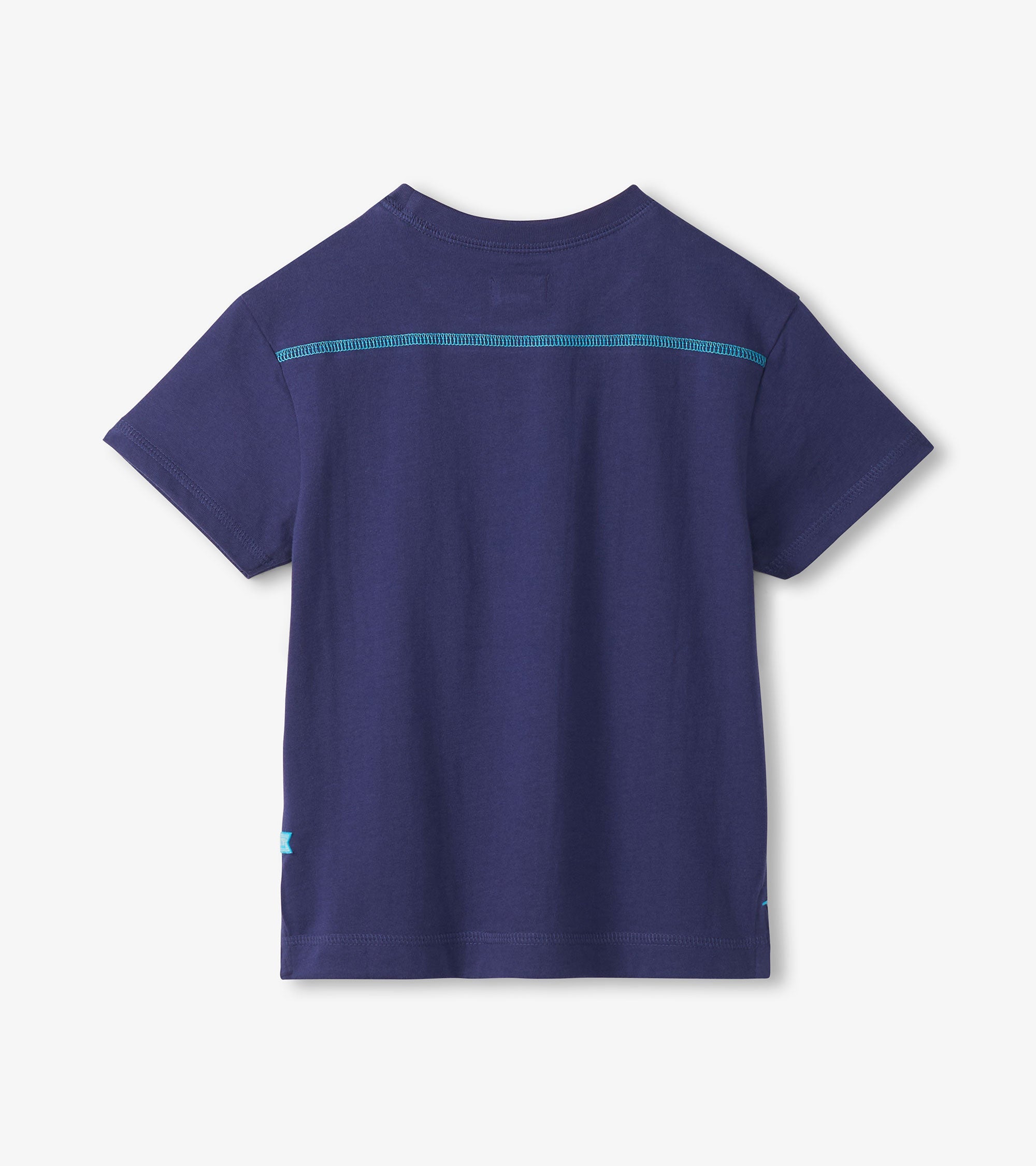 Boys Patriot Blue Drop Shoulder T-Shirt | Hatley US Boys