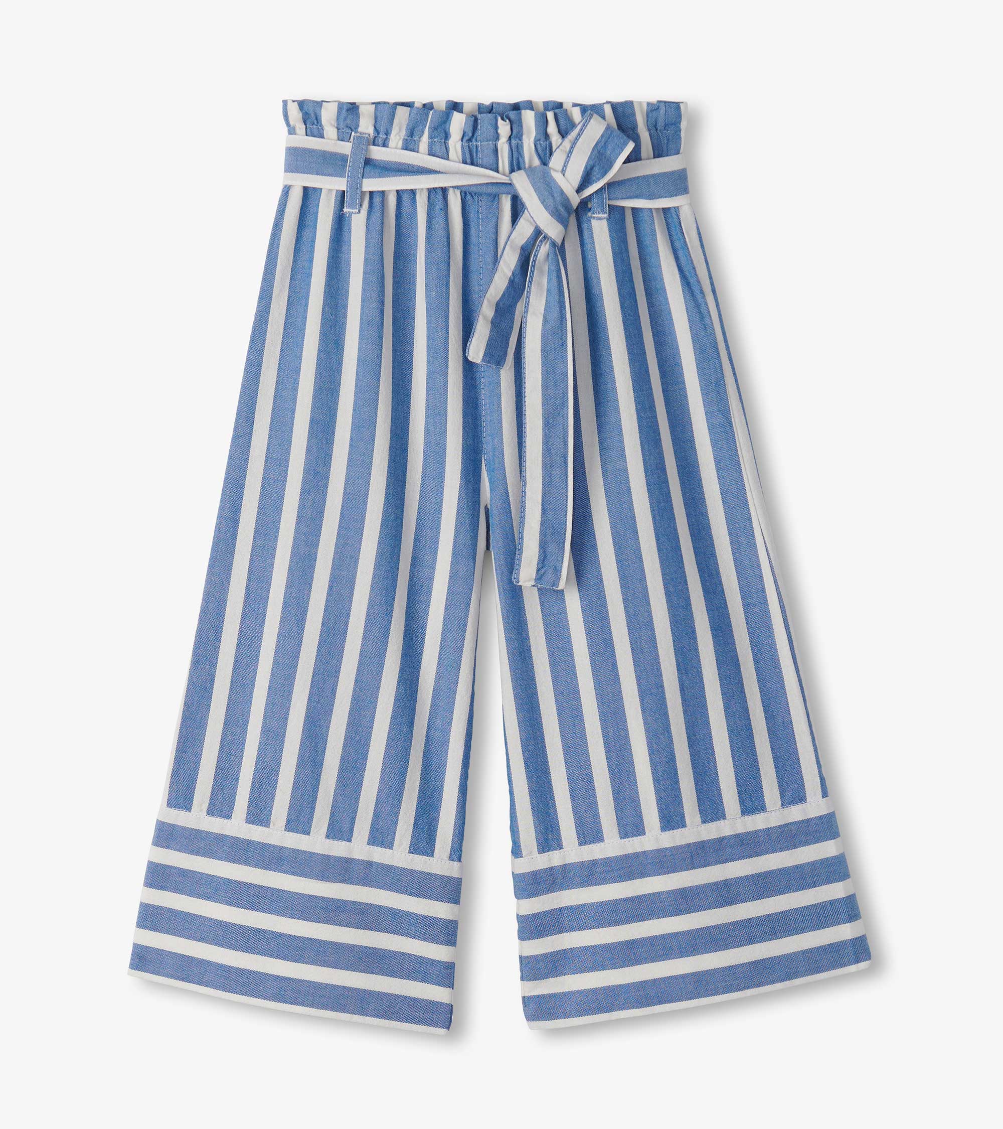 Girls Powder Stripes Cropped Paperbag Pants | Hatley US Girls