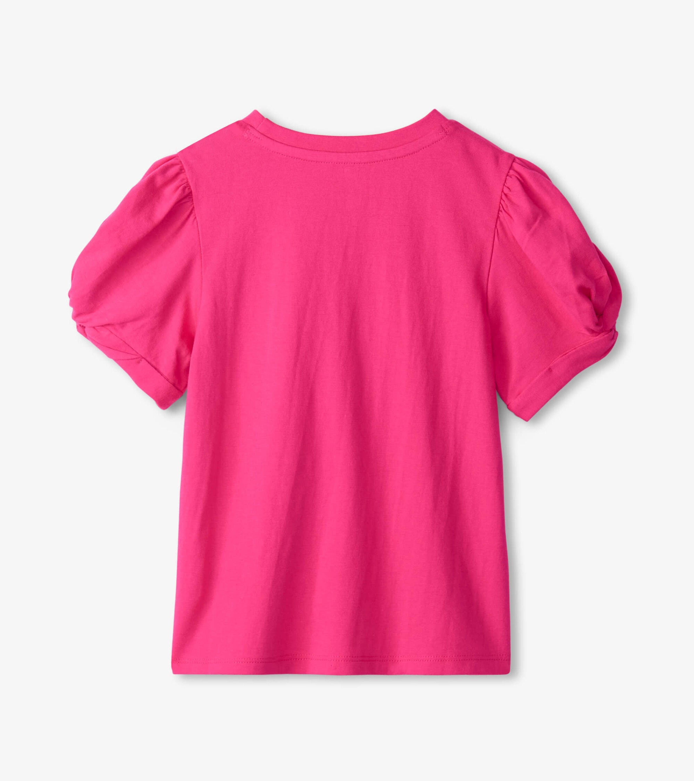 Girls Pink Twisted Sleeve Tee | Hatley Outlet Girls