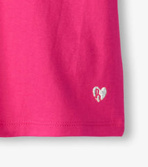 Girls Pink Twisted Sleeve Tee | Hatley Outlet Girls