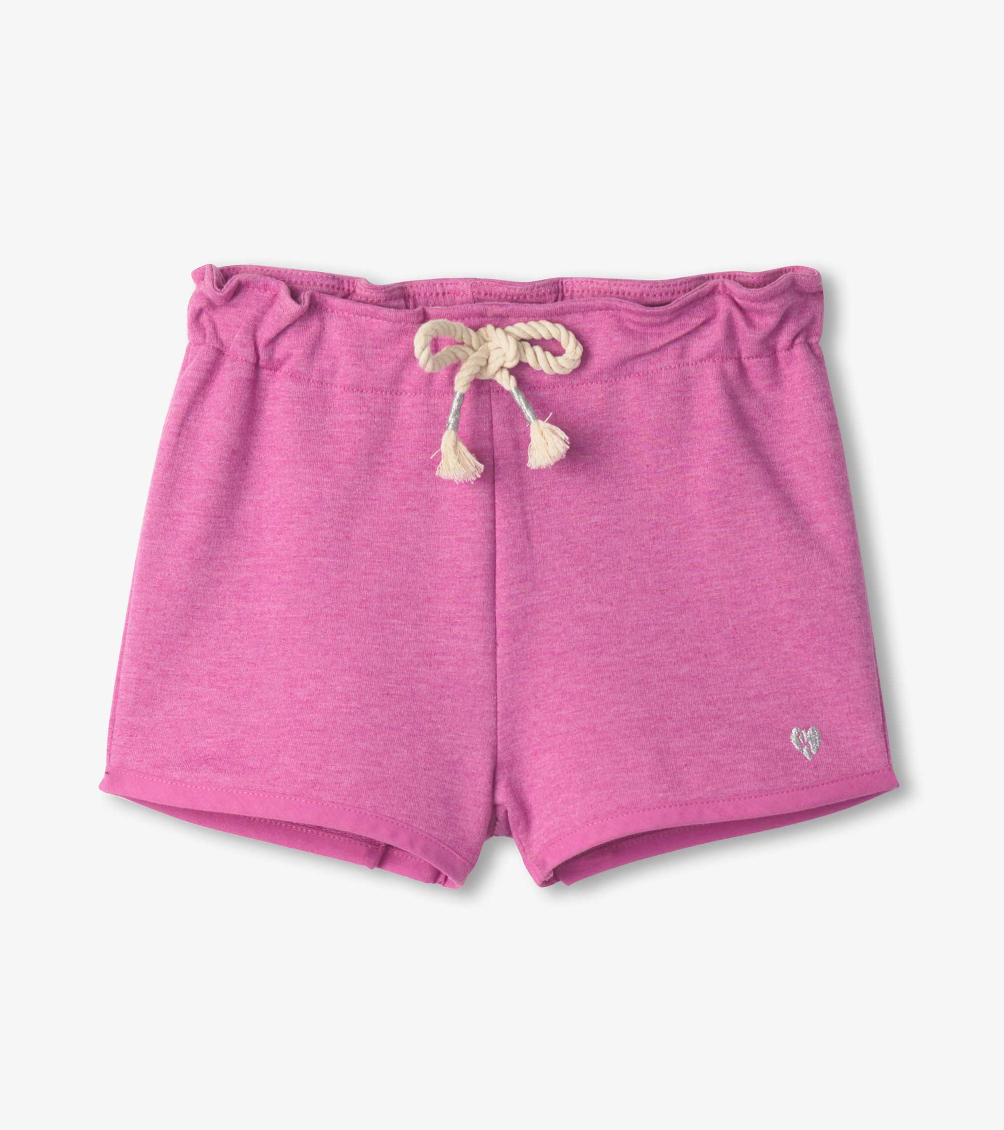 Girls Purple Paper Bag Shorts | Hatley