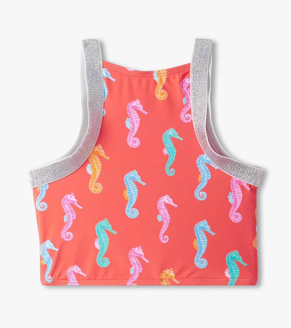 Girls Painted Sea Horse Tankini Set | Hatley Girls