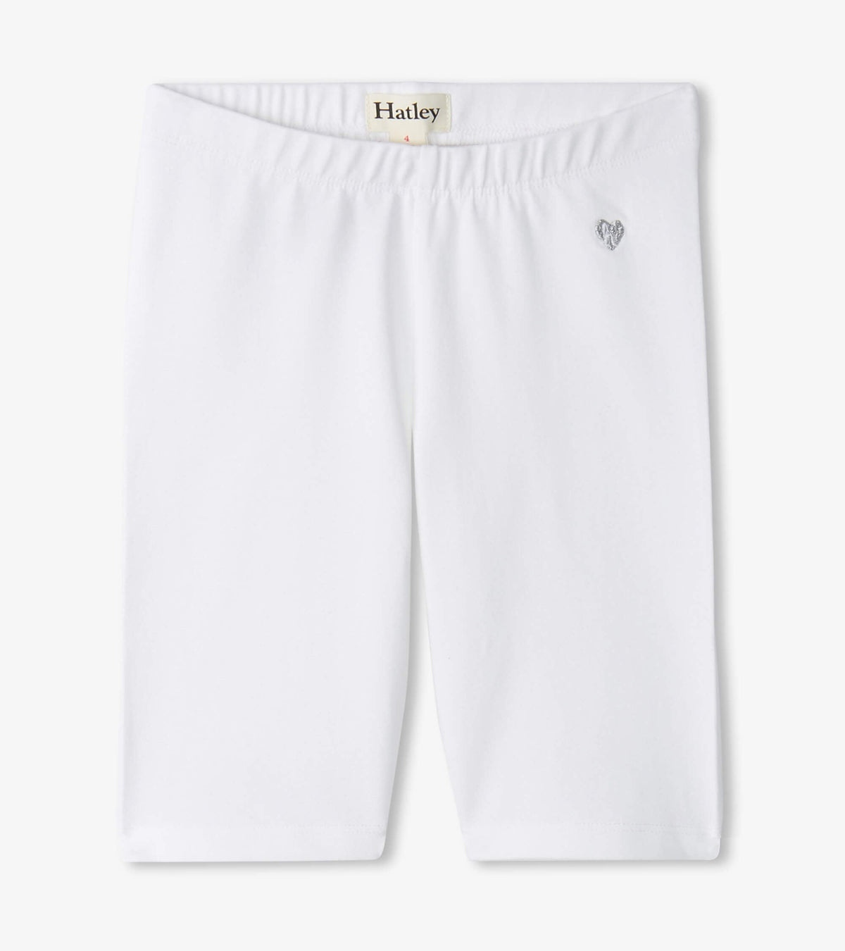 Girls White Bike Shorts | Hatley Outlet Girls