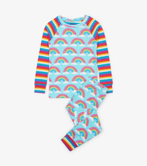 Magical Rainbows Organic Cotton Raglan Pajama Set | Hatley US Girls