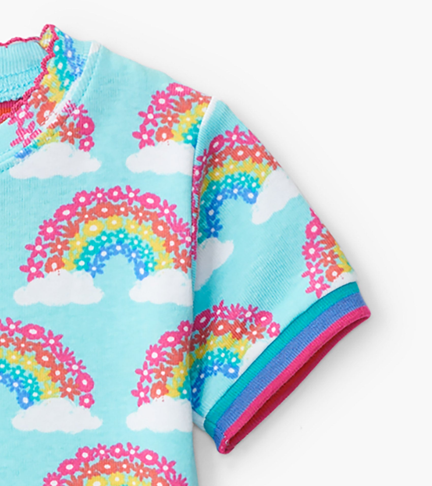 Magical Rainbows Organic Cotton Short Pajama Set | Hatley For Girls