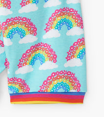 Magical Rainbows Organic Cotton Short Pajama Set | Hatley For Girls