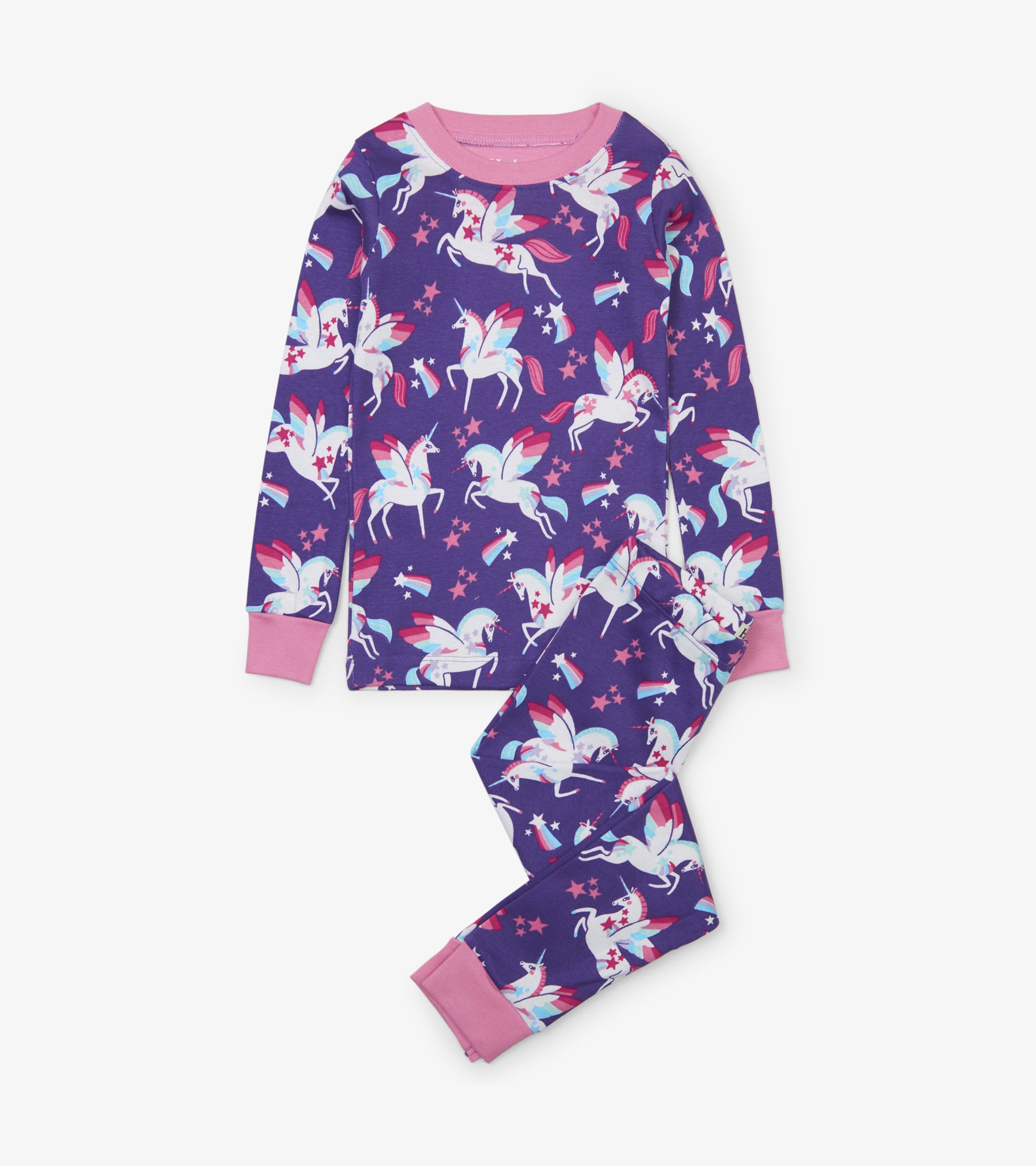 Rainbow Winged Unicorns Pajama Set | Hatley For Girls
