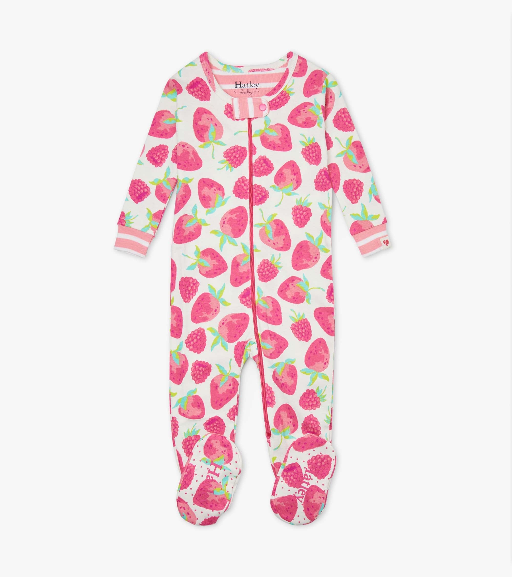 Baby Delicious Berries Cotton Footed Sleeper | Hatley For Baby & Toddler
