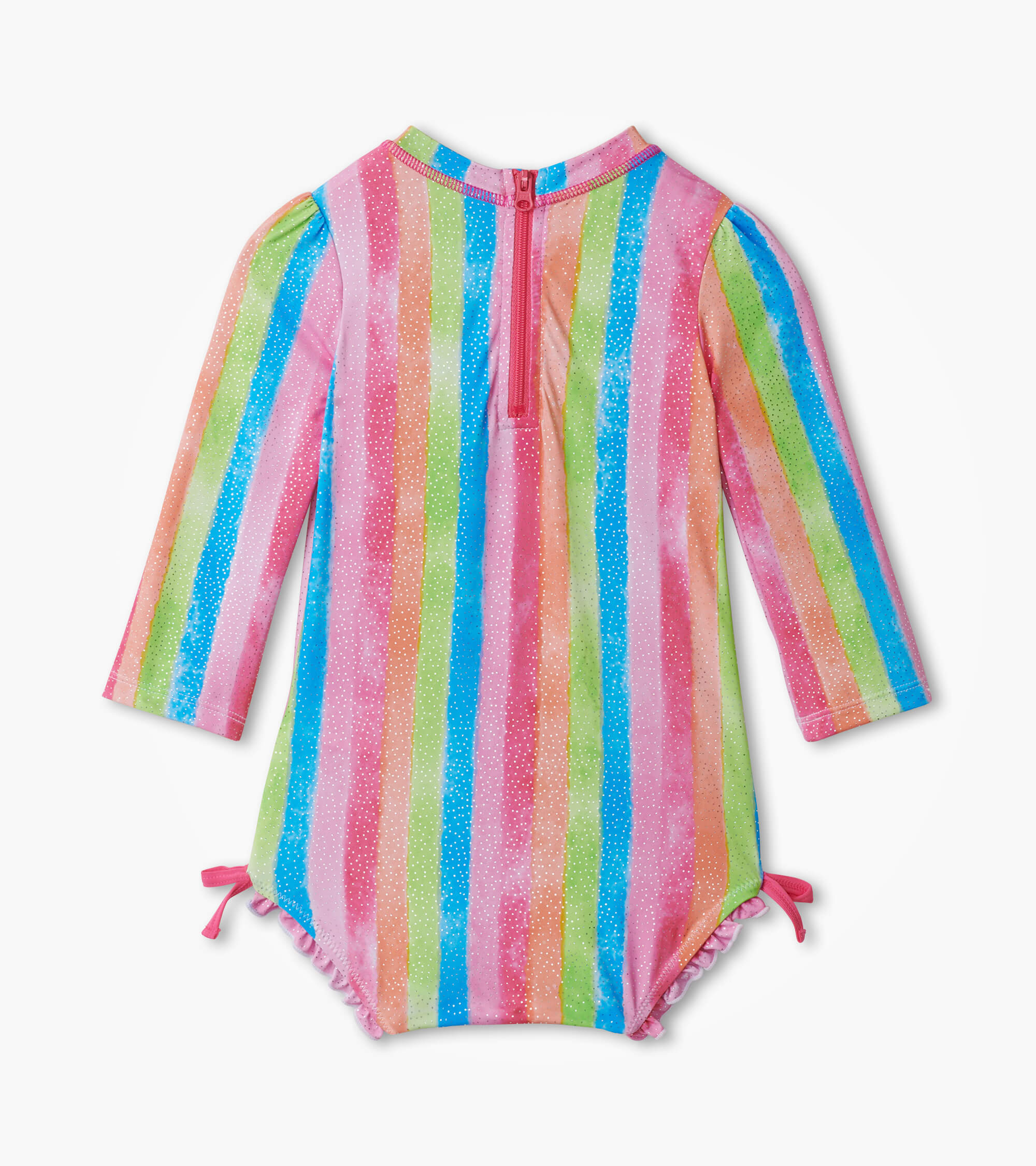 Baby Girls Rainbow Stripes Rashguard Swimsuit | Hatley US Baby & Toddler