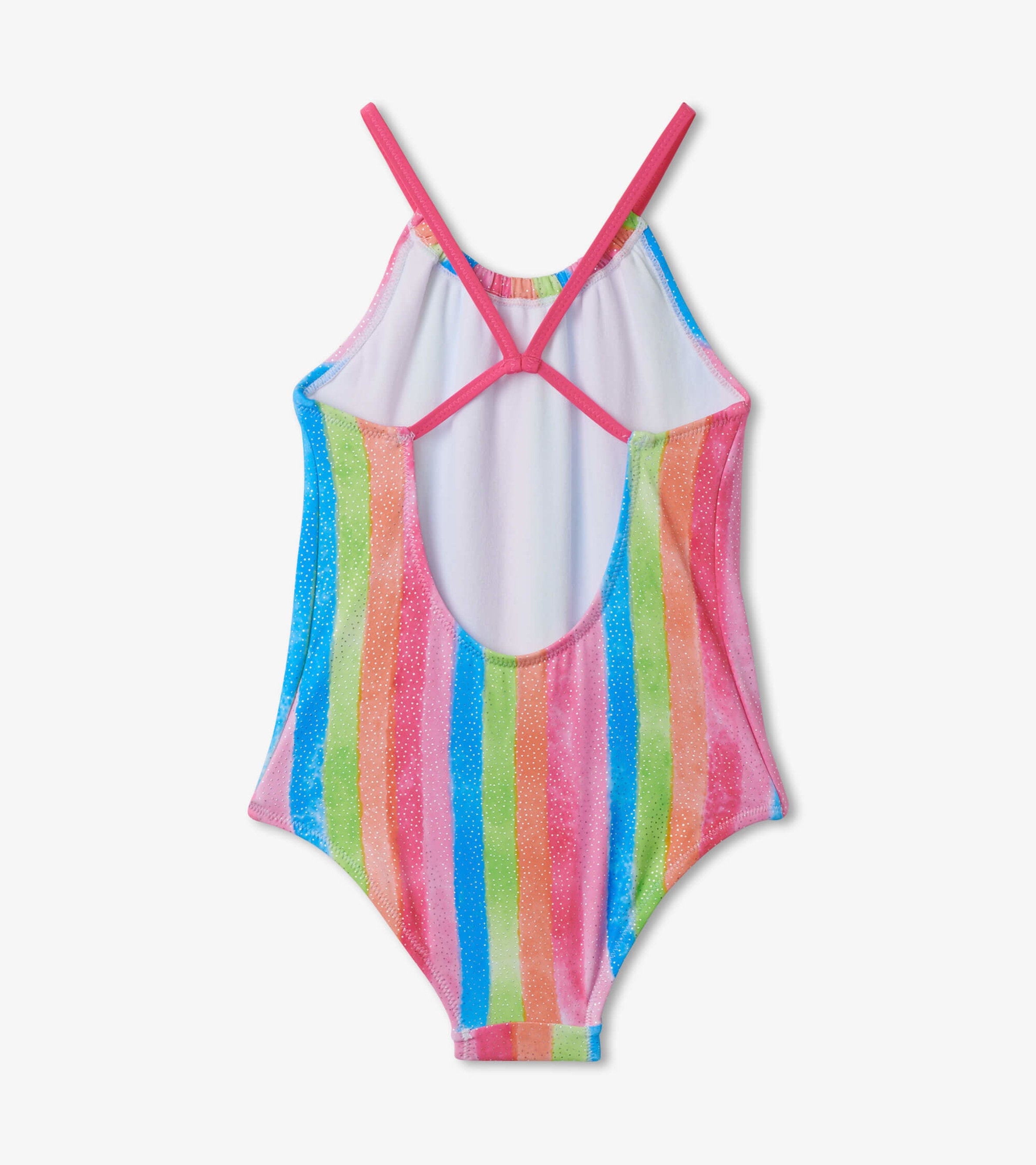 Rainbow Stripes Swimsuit | Hatley Sale Girls