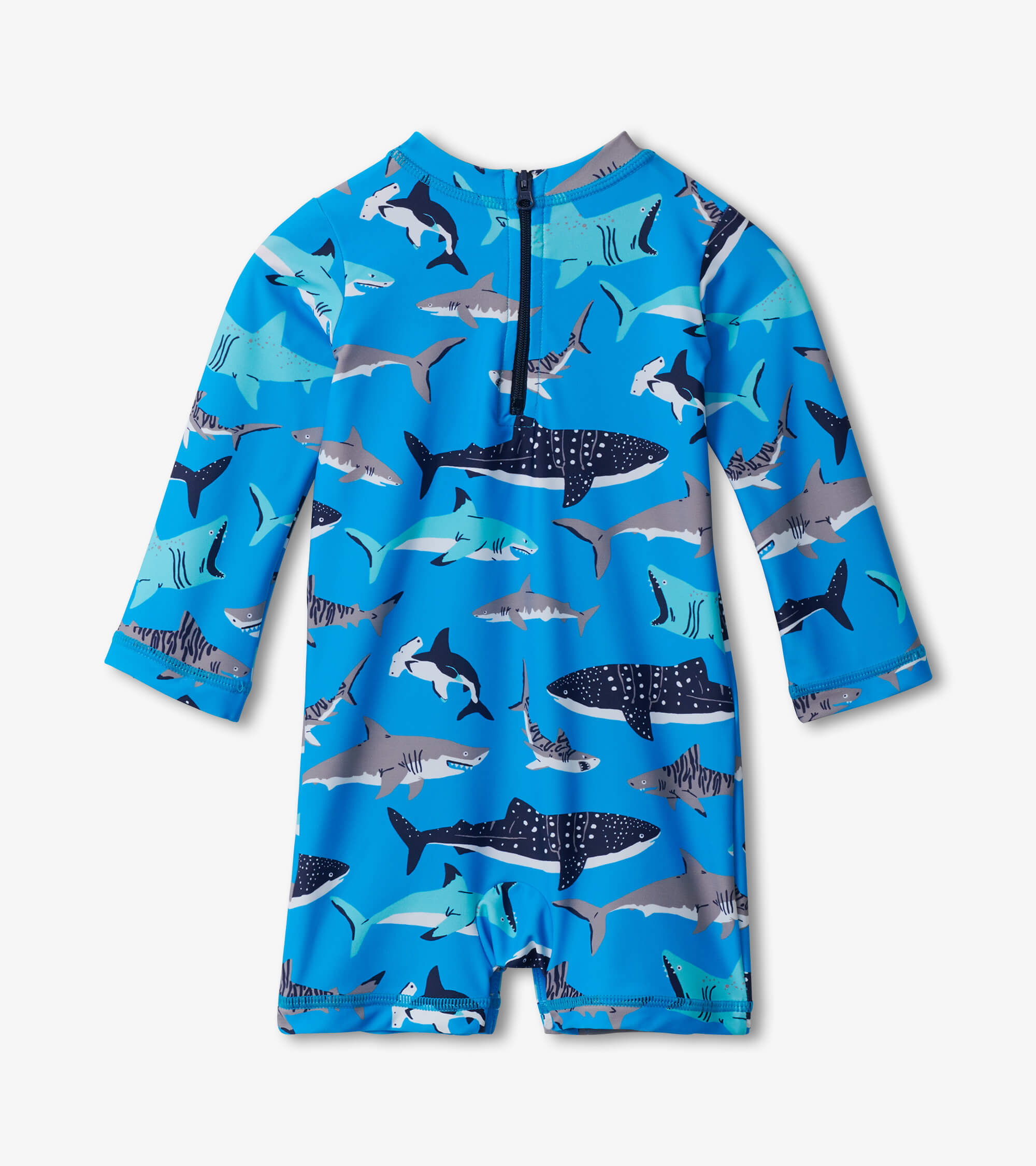Baby Boys Shark School One-Piece Rashguard | Hatley Outlet Baby & Toddler