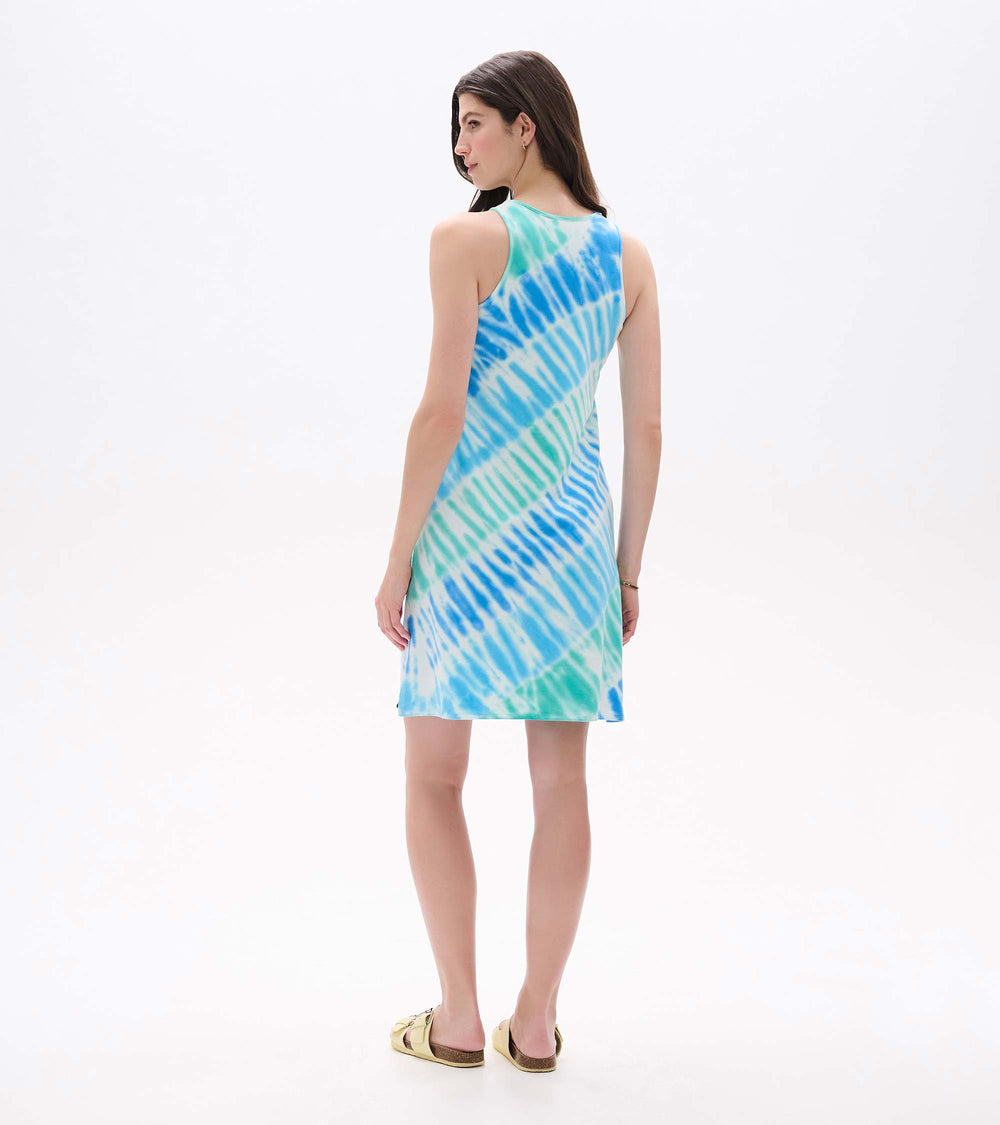 Bella Dress - Blue Wave Tie Dye | Hatley Discount Women