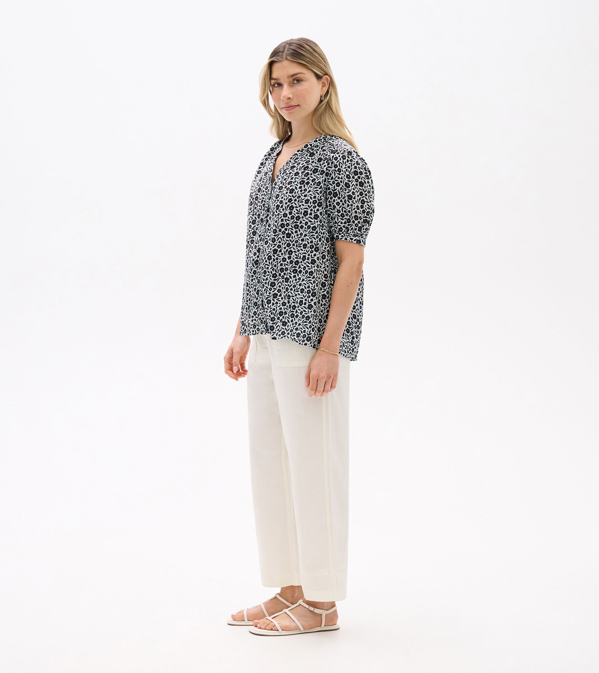 Ivy Blouse - Mini Fresh Flowers | Hatley For Women
