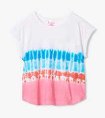 Rainbow Tie Dye Relaxed Tee | Hatley Sale Girls