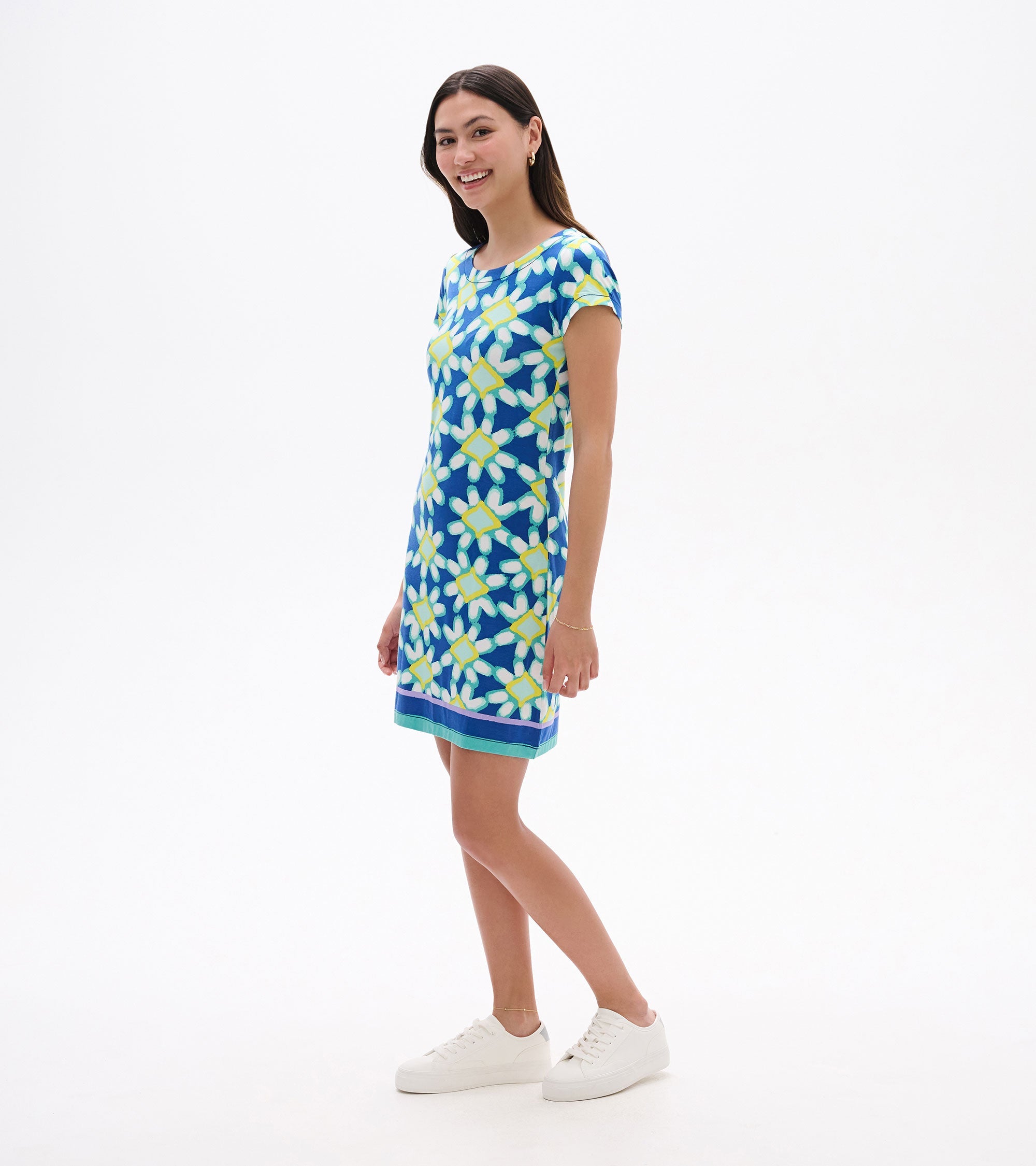 Nellie Dress - Shibori Flowers | Hatley Women