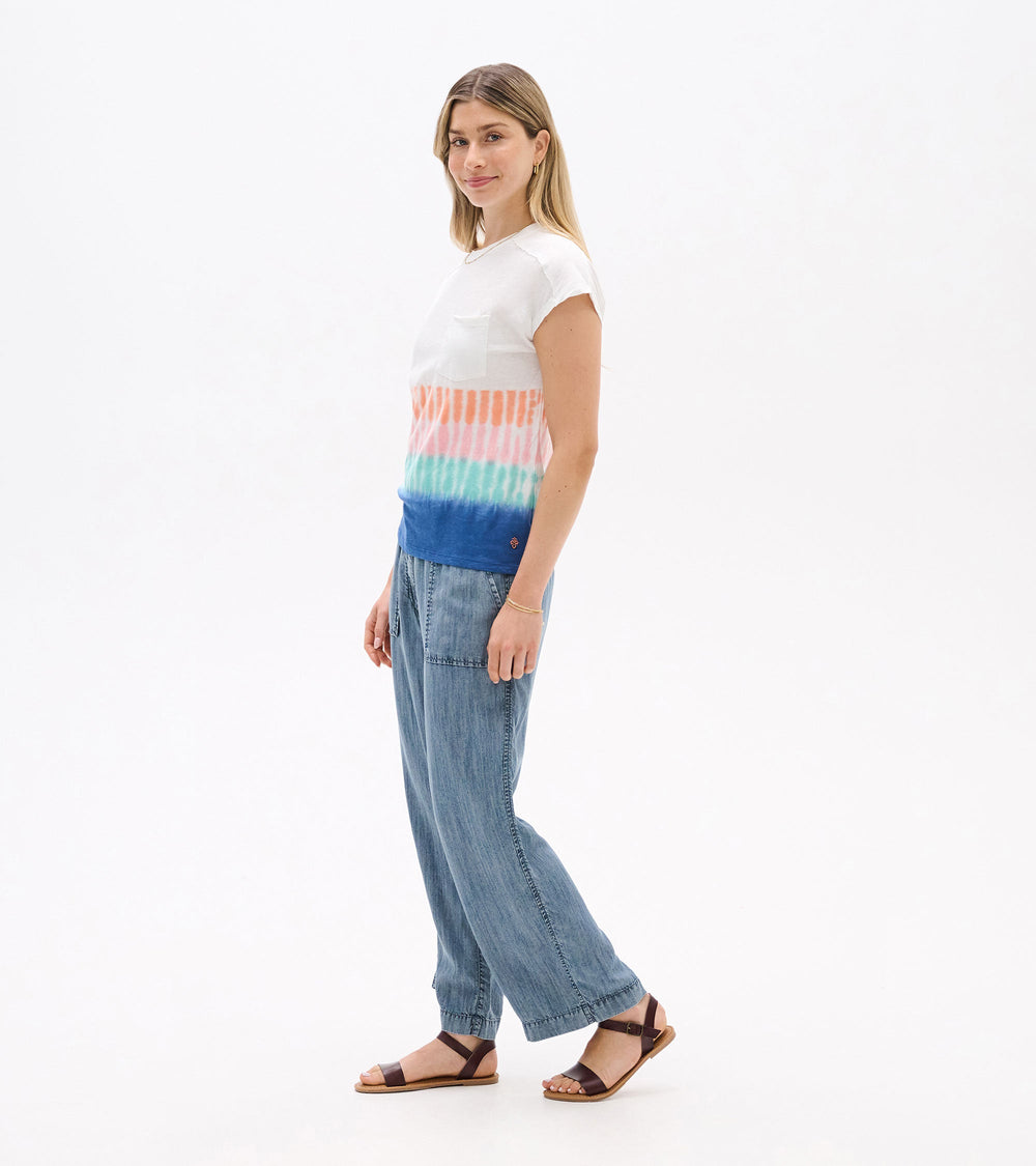 Slouchy Pocket Tee - Vintage Beach | Hatley
