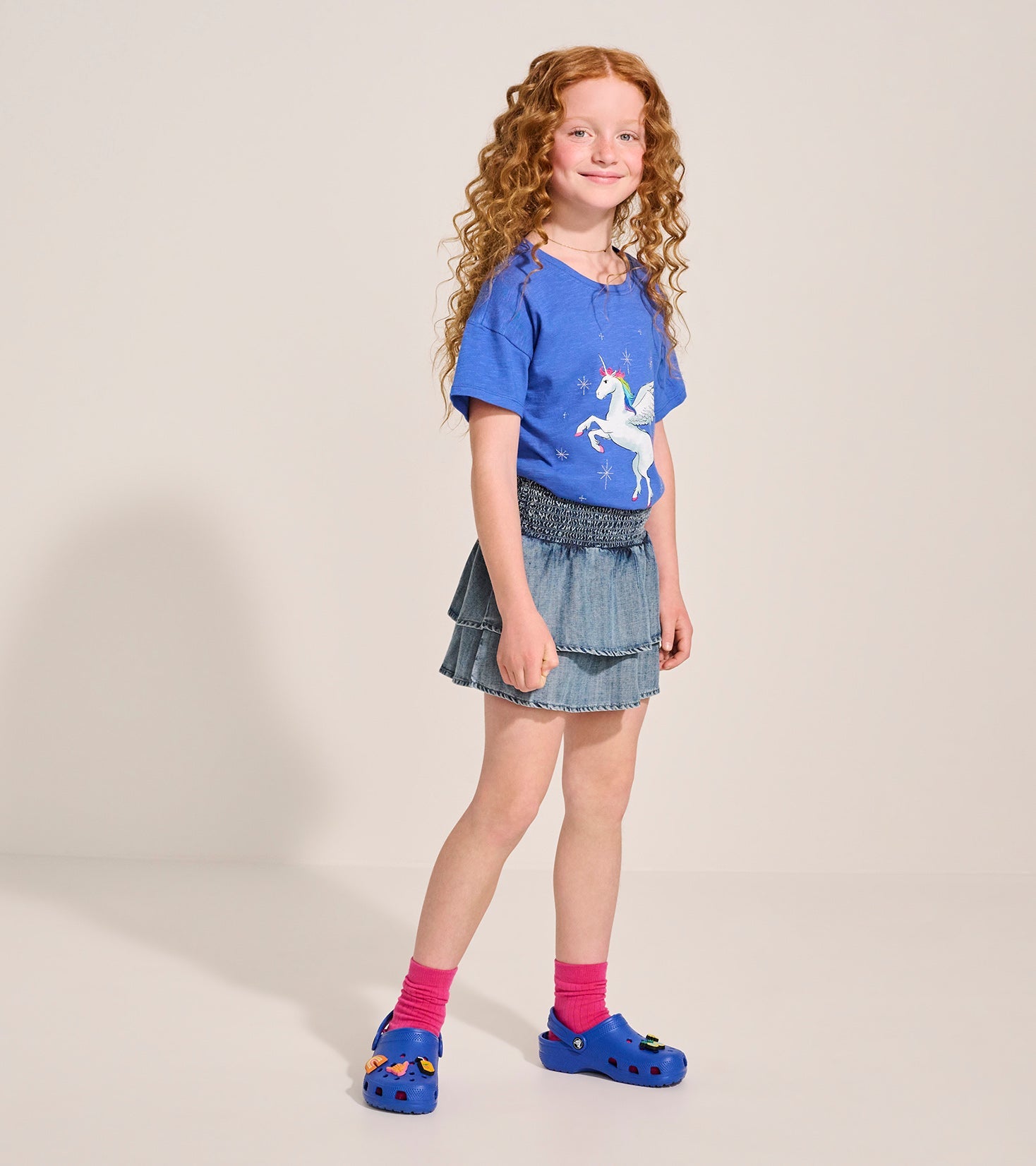 Girls Tencel Smocked Skirt | Hatley