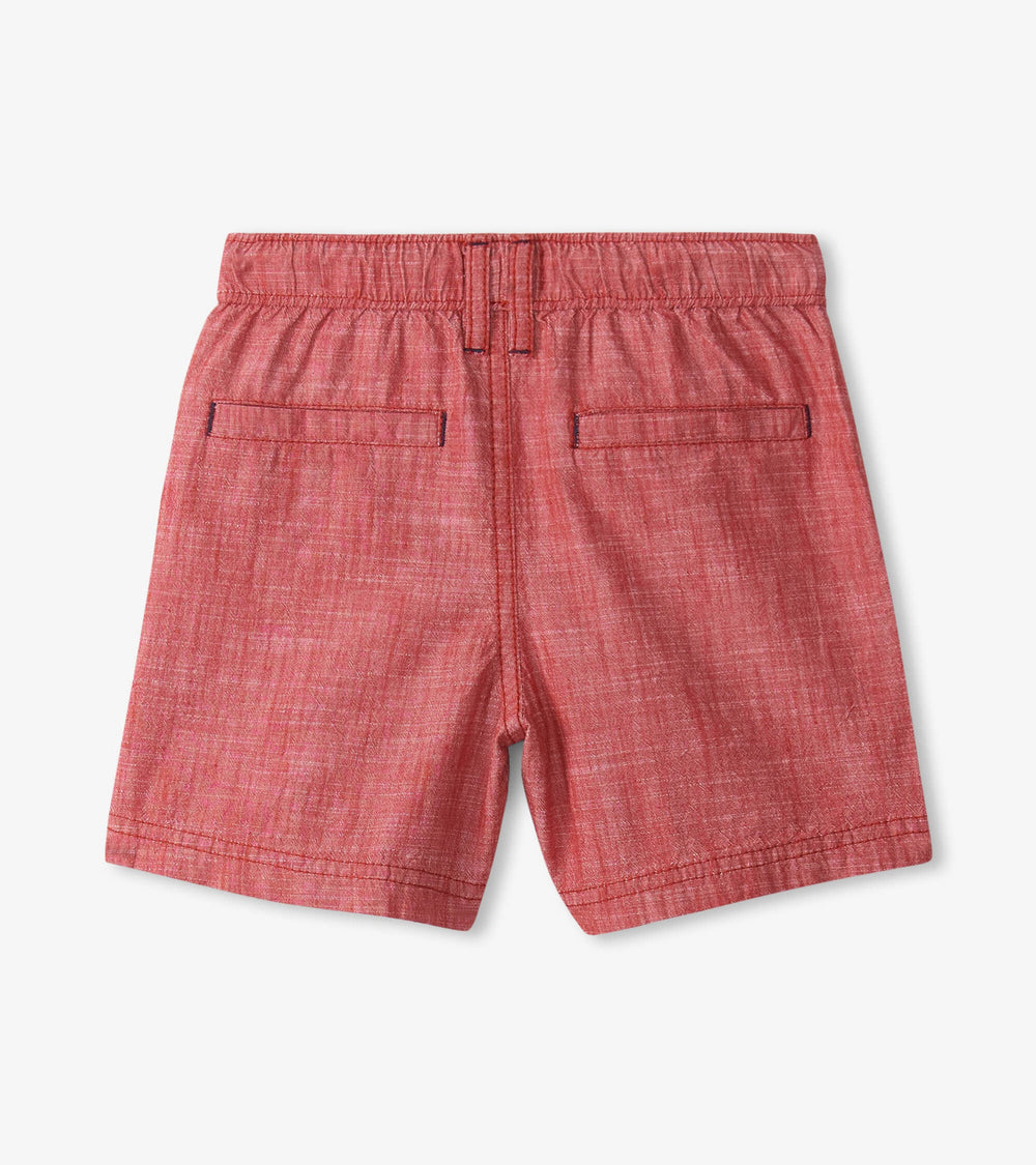 Boys Nautical Chambray Woven Shorts | Hatley