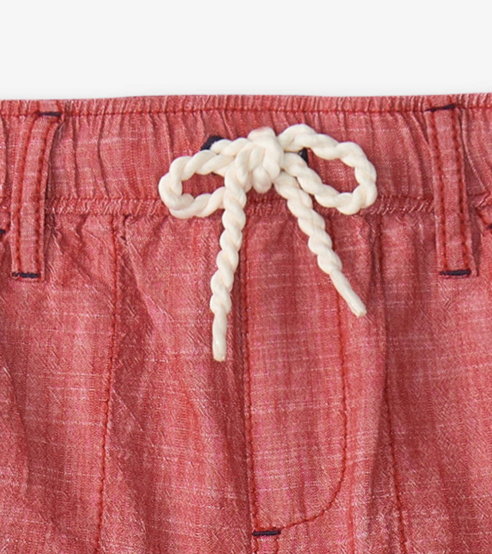 Boys Nautical Chambray Woven Shorts | Hatley