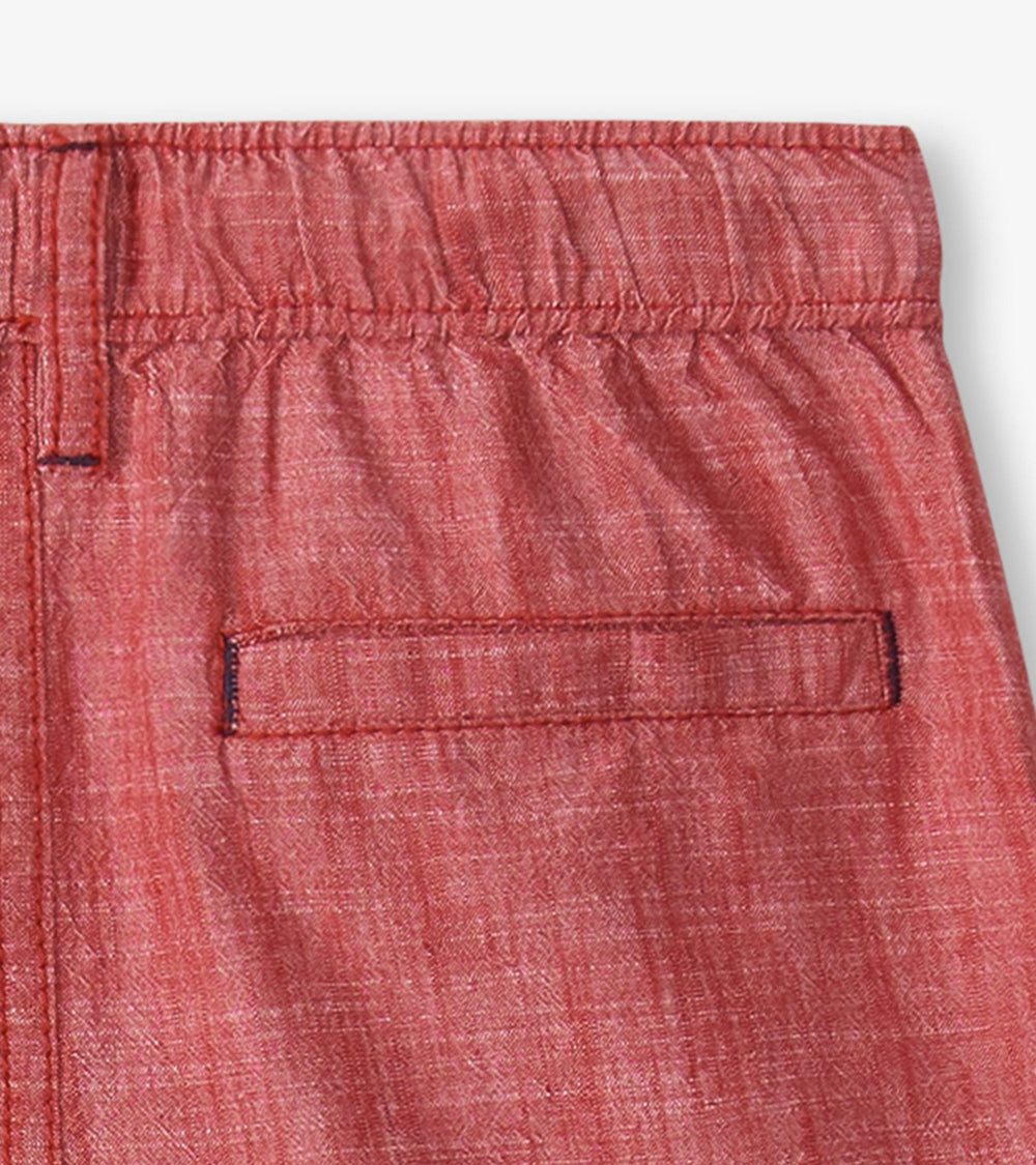 Boys Nautical Chambray Woven Shorts | Hatley