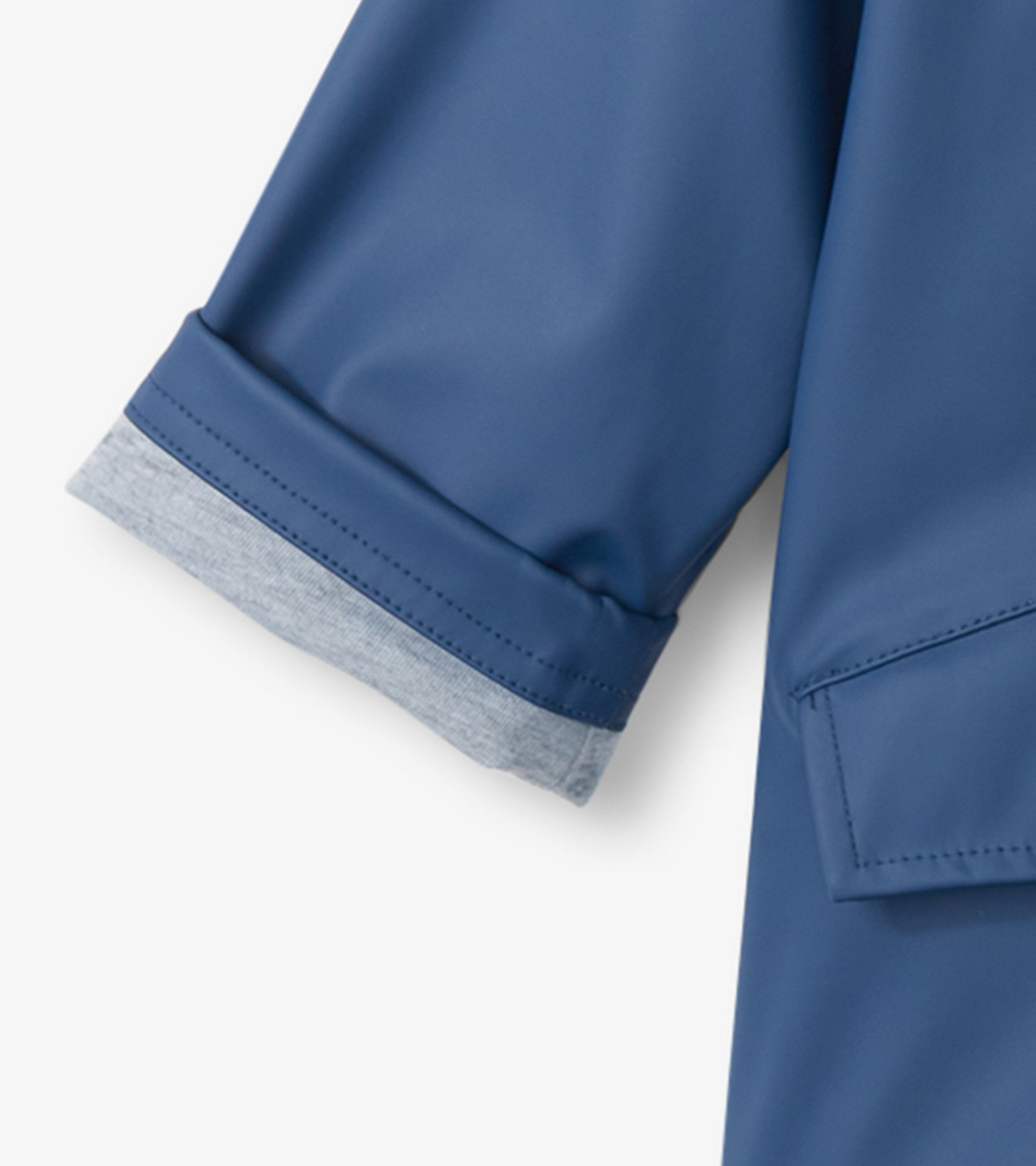 Kids Yellow & Navy Zip-Up Rain Jacket | Hatley US Boys|Girls
