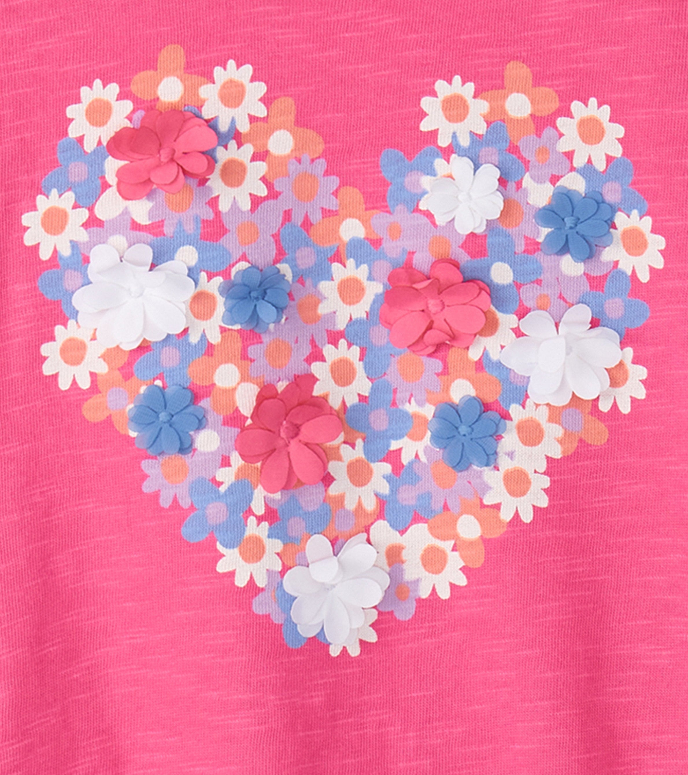 Girls Chiffon Heart Tie Front T-Shirt | Hatley