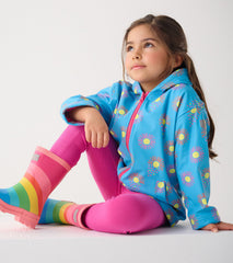 Girls Sunrays Zip-Up Rain Jacket | Hatley Outlet Girls