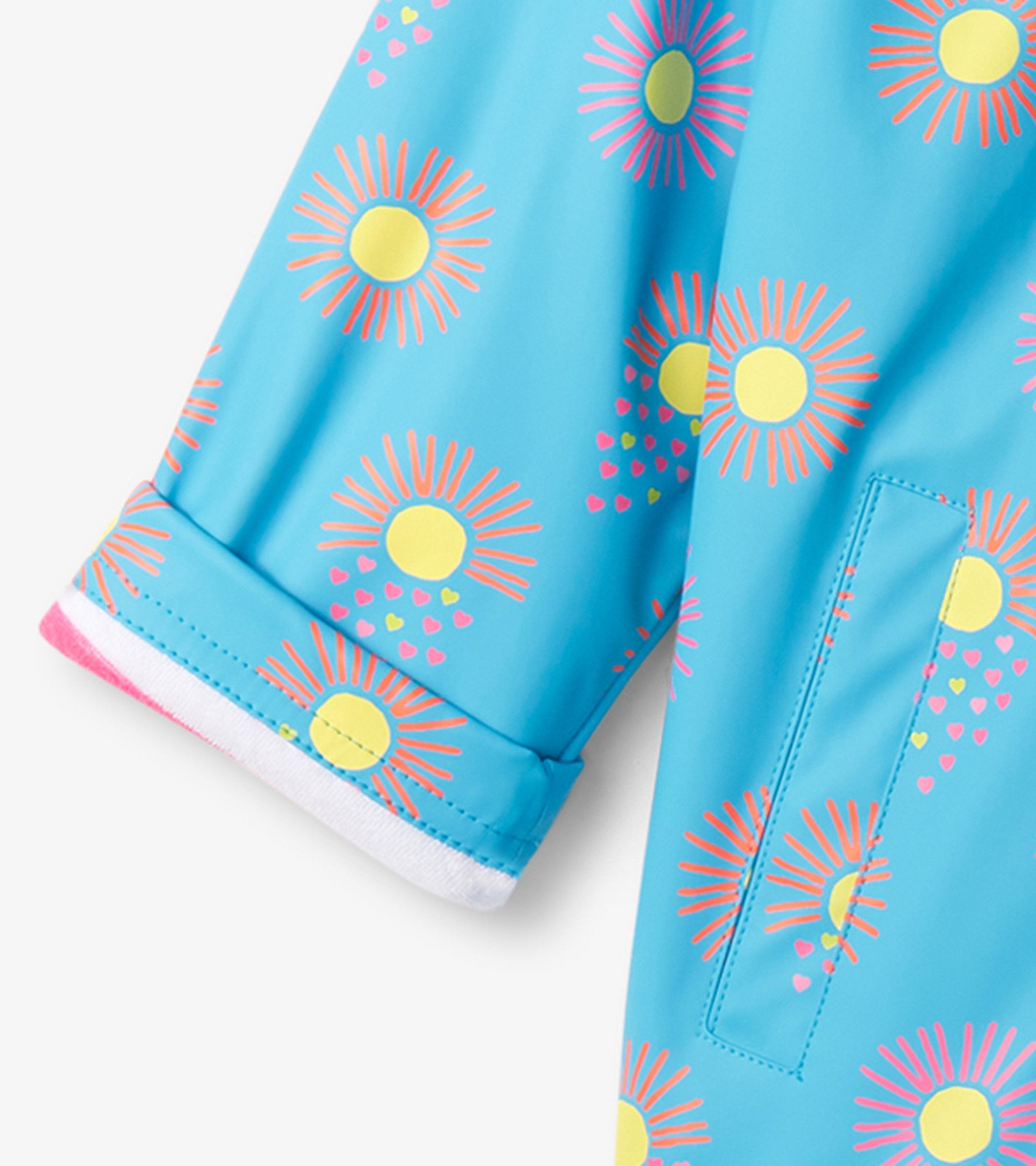 Girls Sunrays Zip-Up Rain Jacket | Hatley Outlet Girls