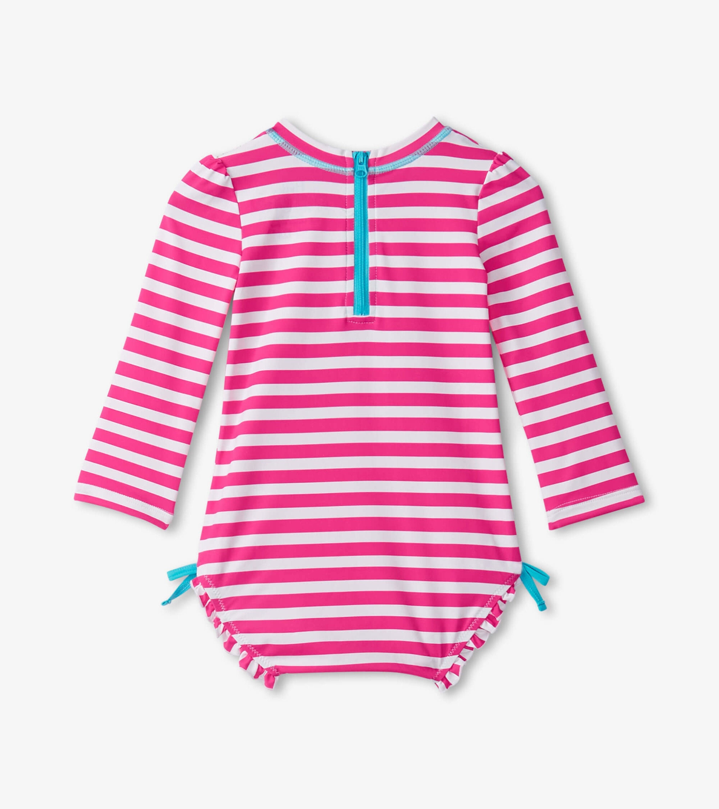 Baby Girls Candy Stripes Rashguard Swimsuit | Hatley Onsale Baby & Toddler