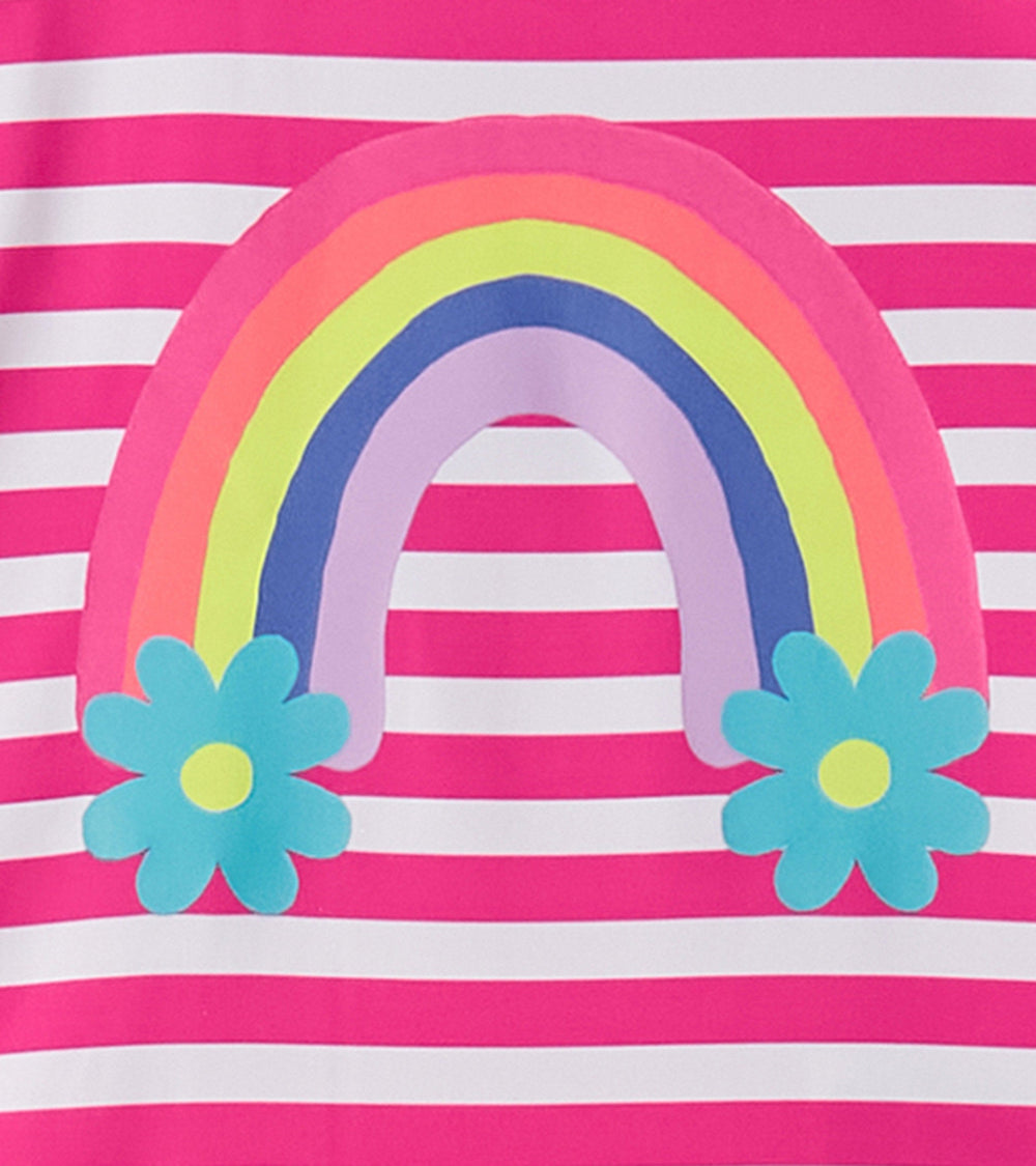 Baby Girls Candy Stripes Rashguard Swimsuit | Hatley Onsale Baby & Toddler