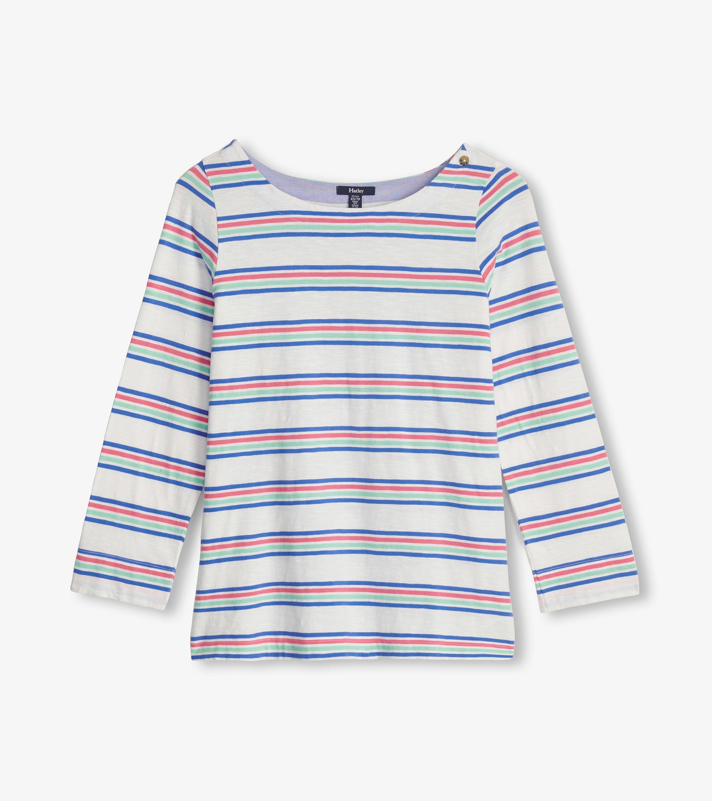 Button Breton - Seaside Stripes | Hatley US Women