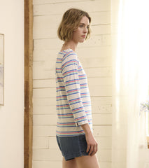 Button Breton - Seaside Stripes | Hatley US Women