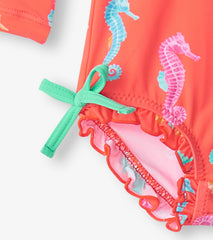 Baby Girls Painted Sea Rashguard Swimsuit | Hatley Sale Baby & Toddler