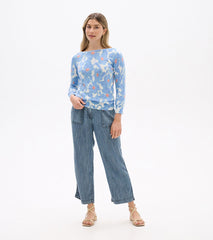 3/4 Sleeve Knit Breton - Textured Poppies | Hatley Onsale Women