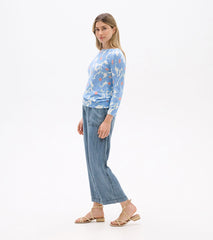 3/4 Sleeve Knit Breton - Textured Poppies | Hatley Onsale Women